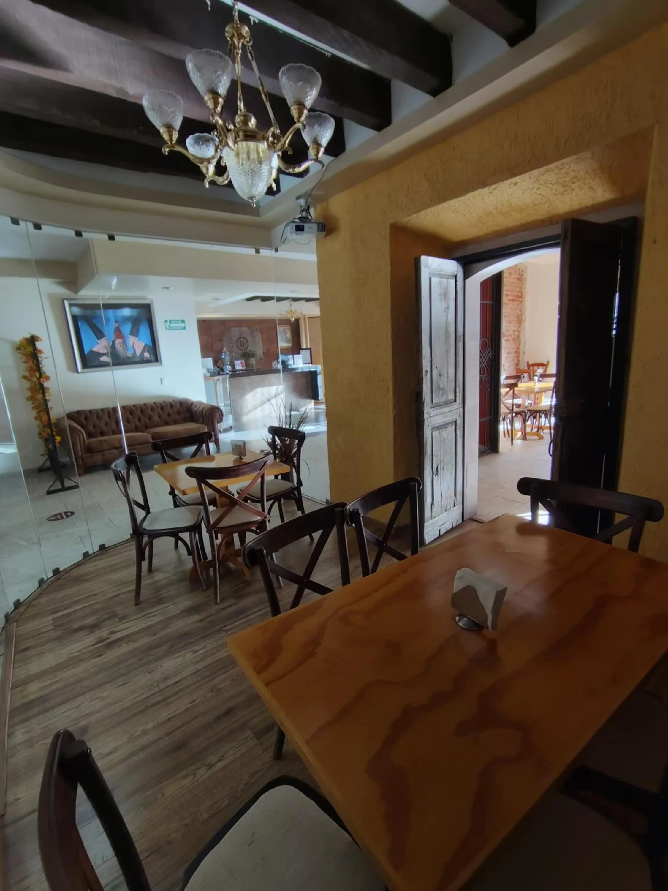 Seating area in Posada Tolosa