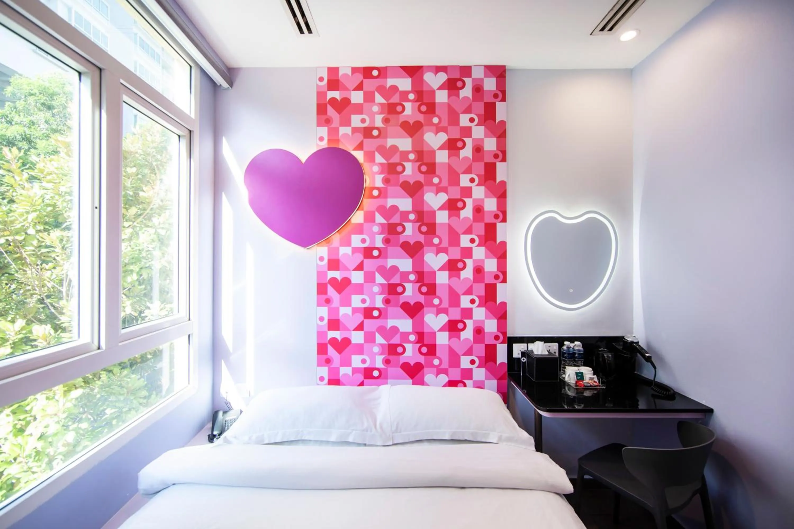 Bed in Fragrance Hotel - Lavender