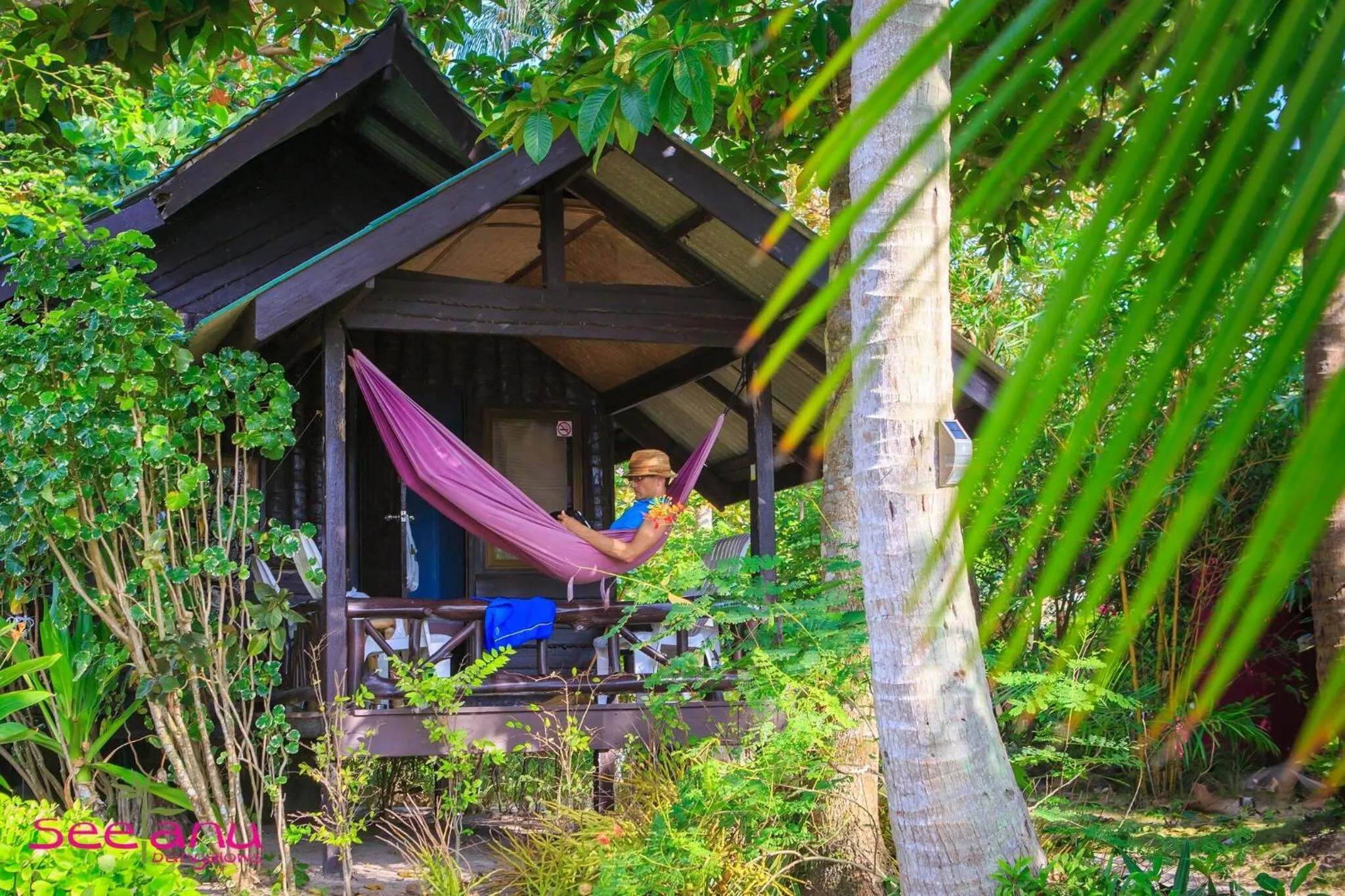 Balcony/Terrace in Seetanu Bungalows