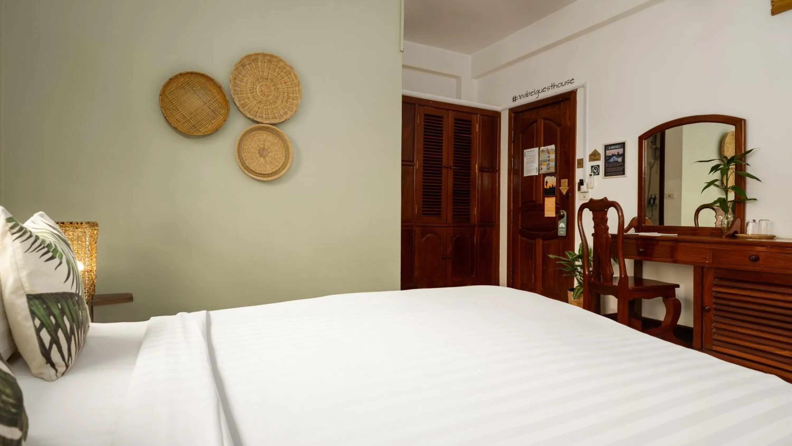 Bed in Babel Siem Reap Guesthouse