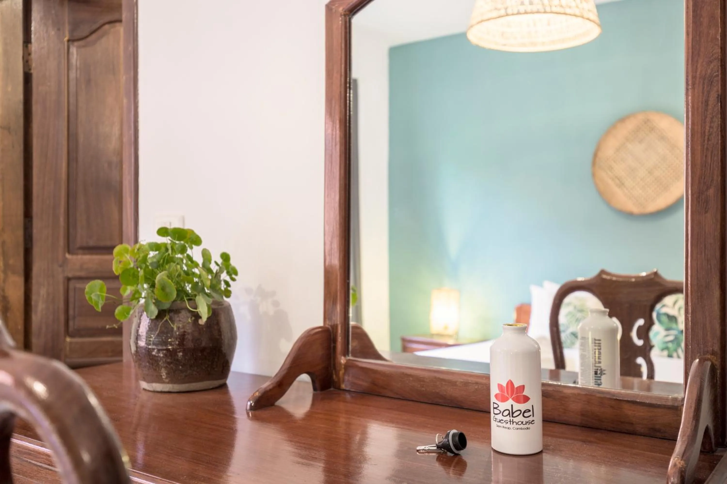 Decorative detail in Babel Siem Reap Guesthouse