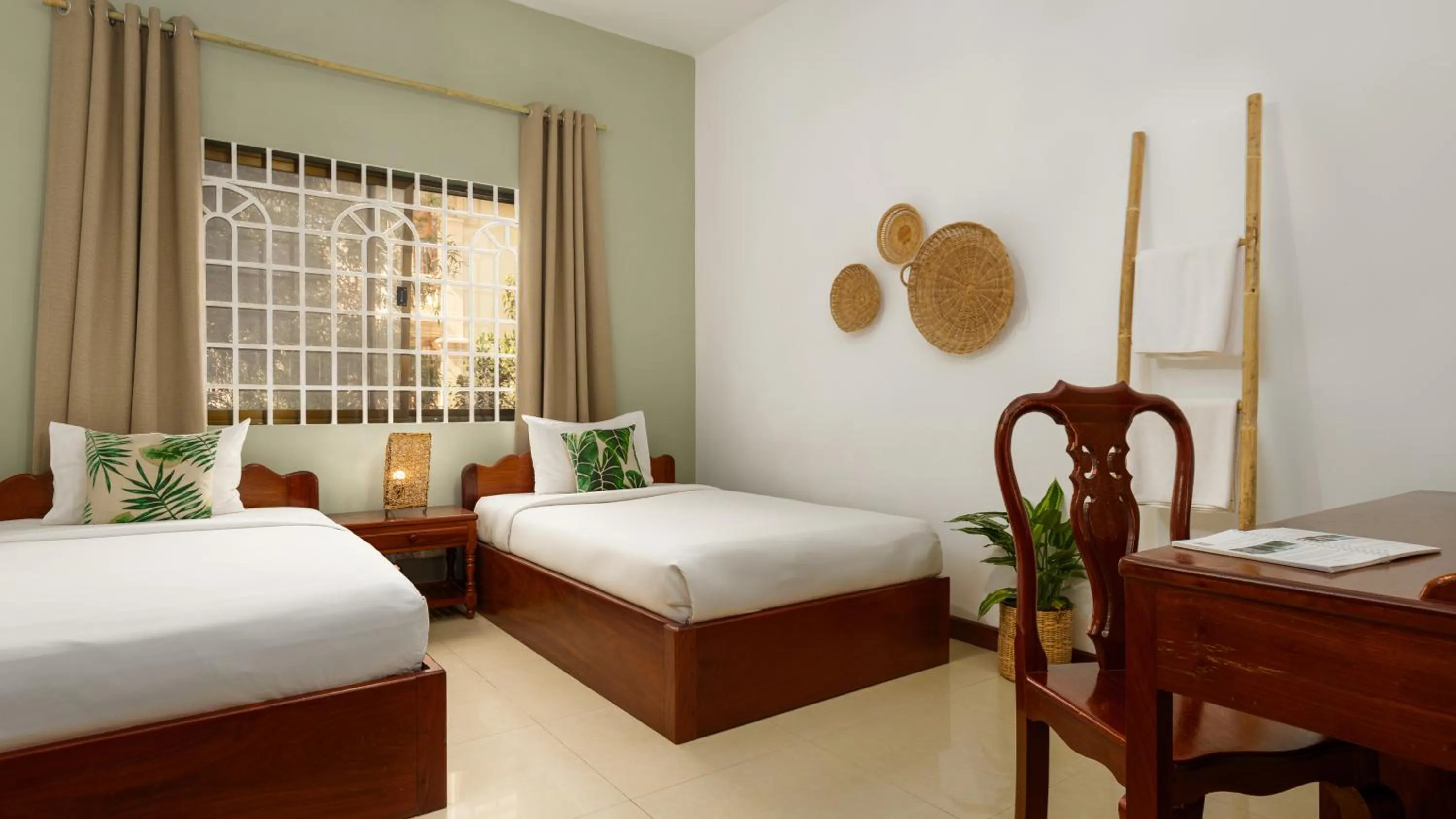 Bed in Babel Siem Reap Guesthouse