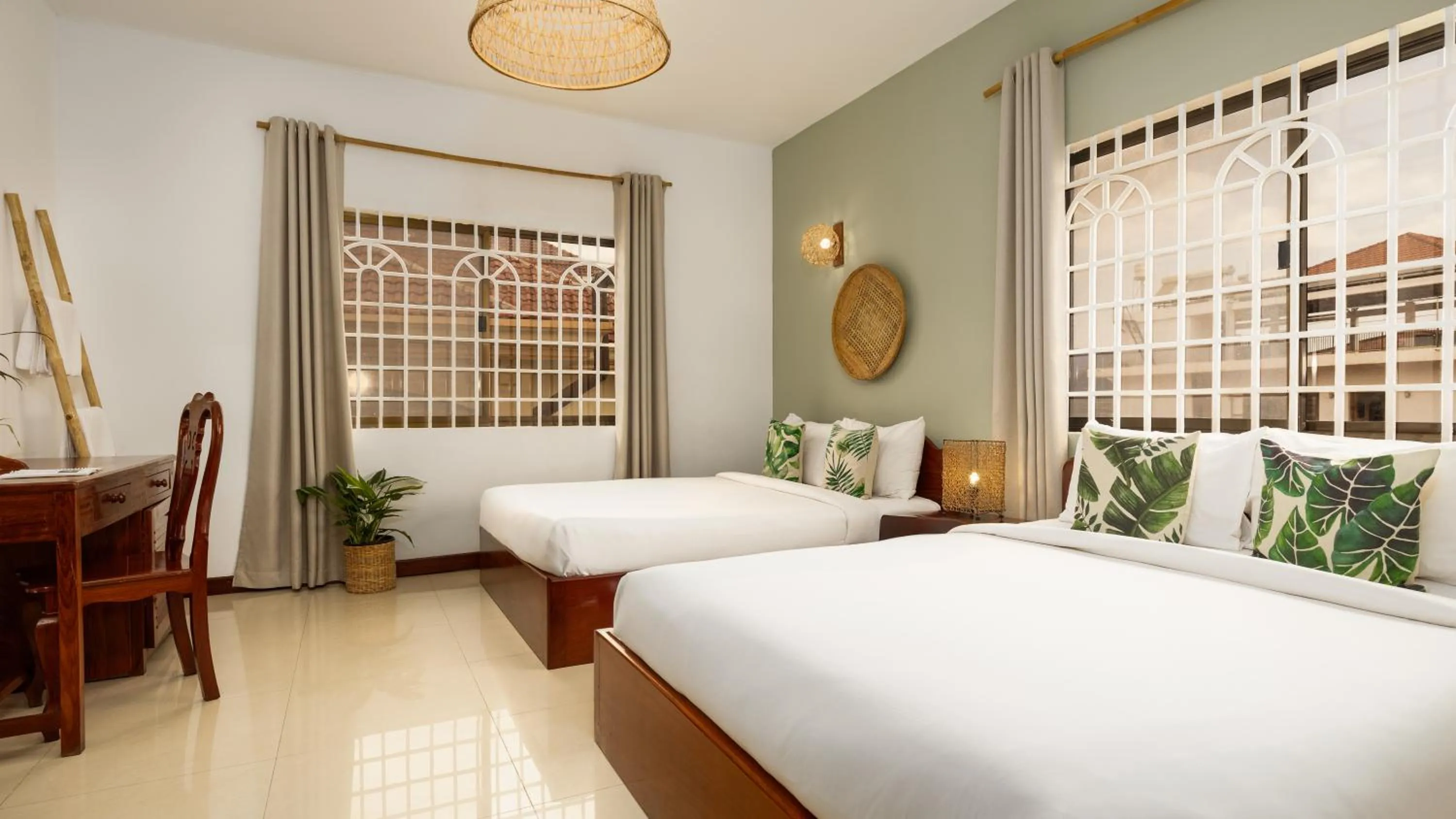 Bed in Babel Siem Reap Guesthouse