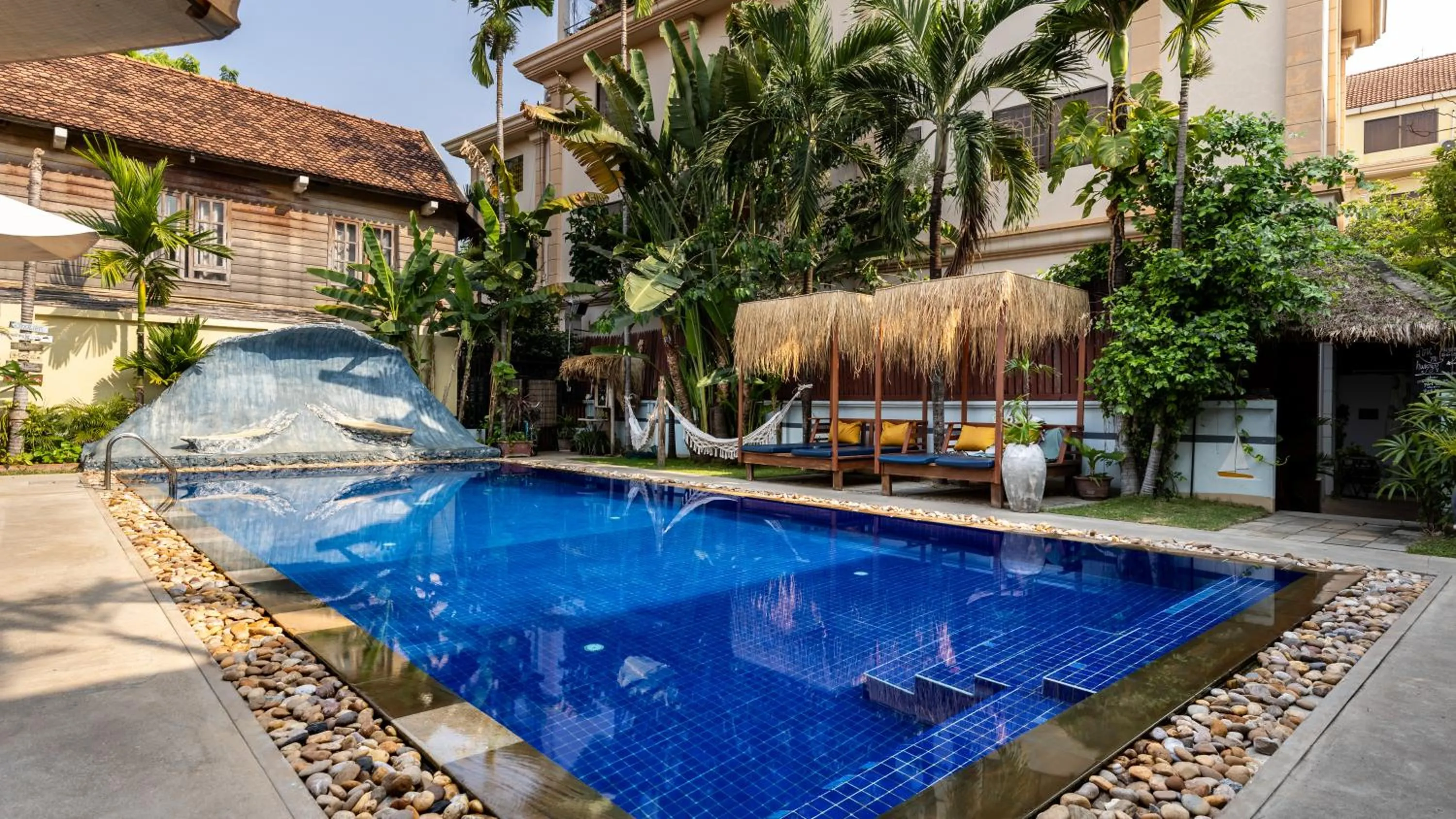 Swimming pool in Babel Siem Reap Guesthouse
