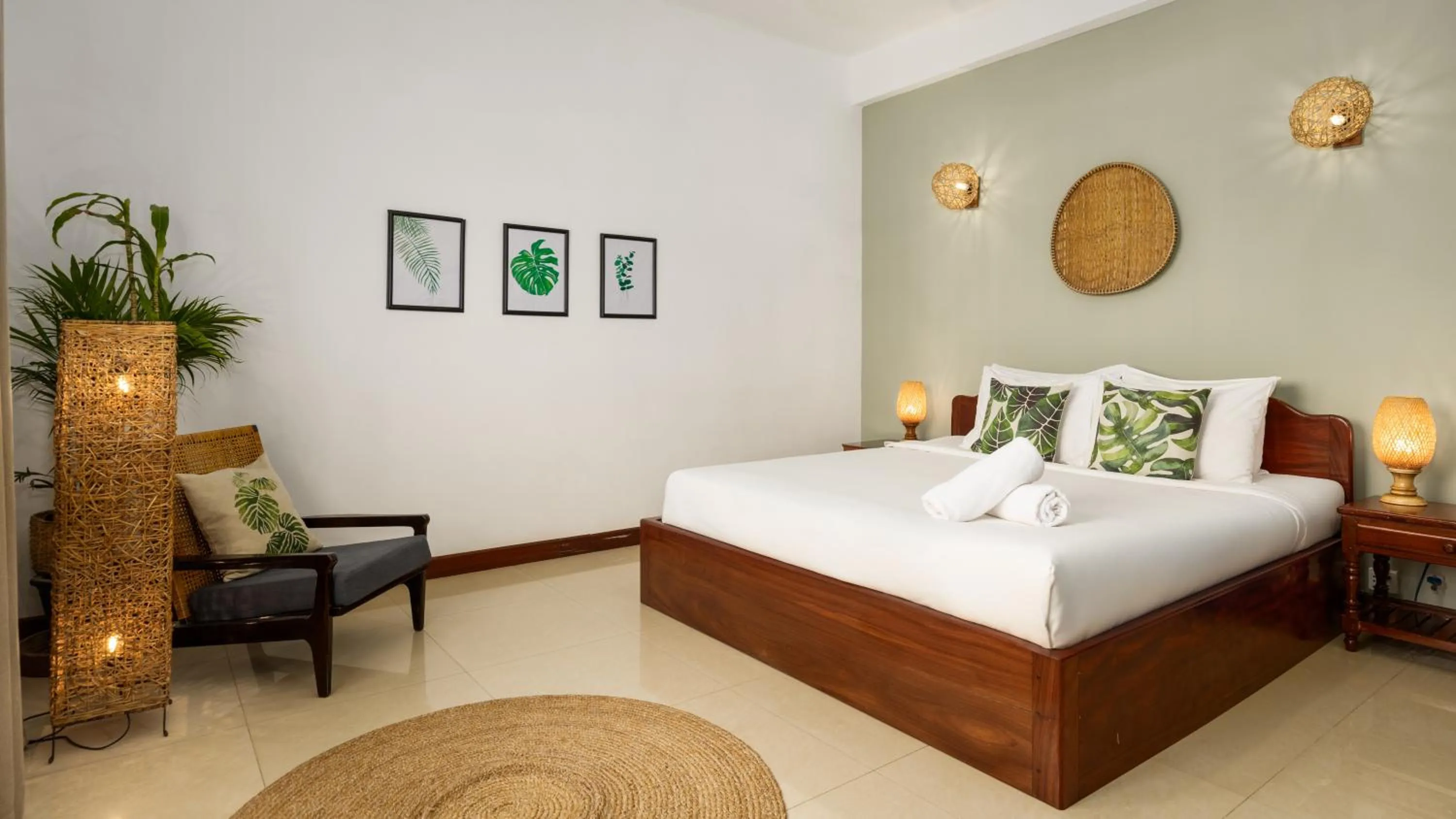 Seating area, Bed in Babel Siem Reap Guesthouse