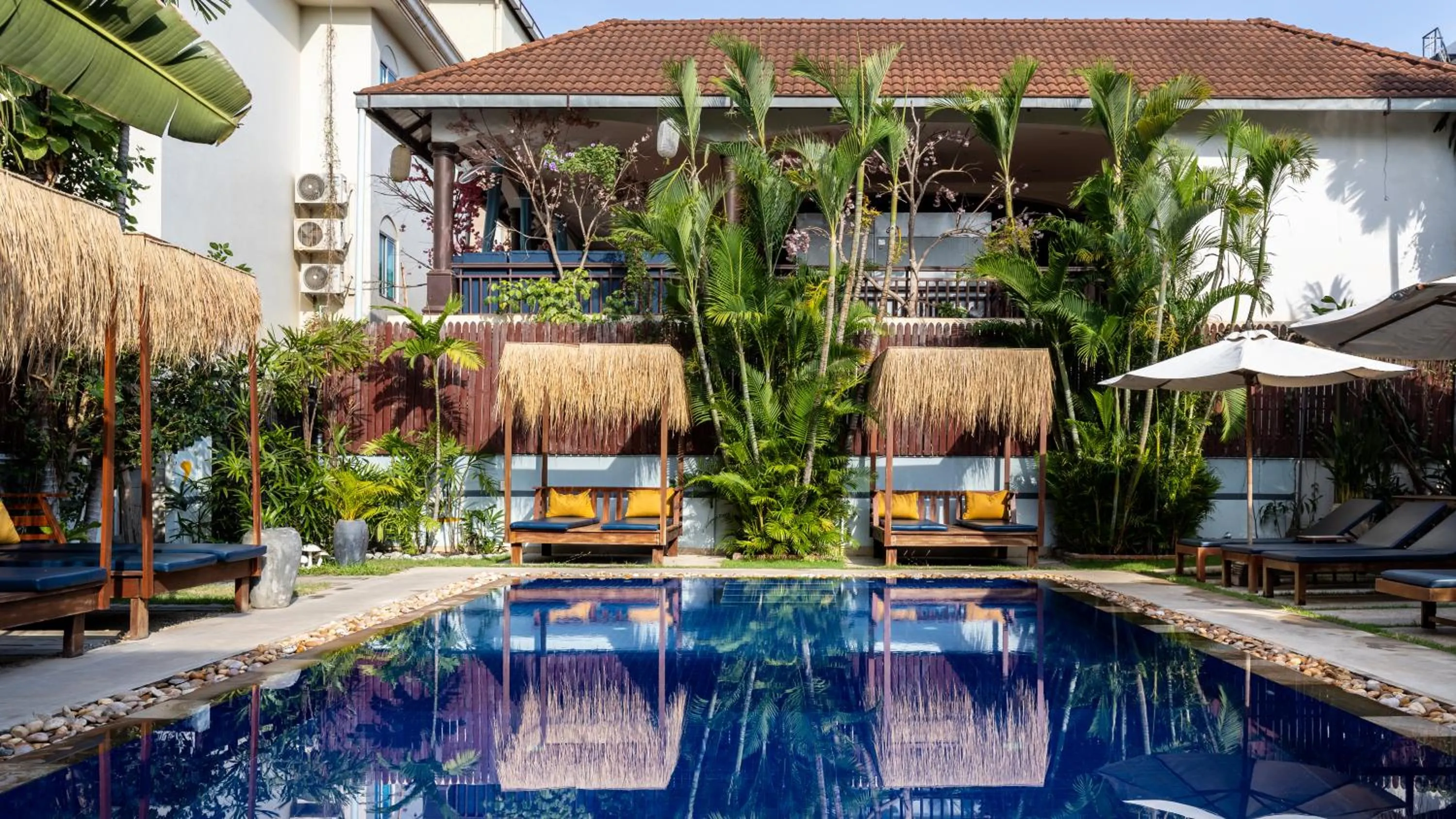 Swimming pool in Babel Siem Reap Guesthouse