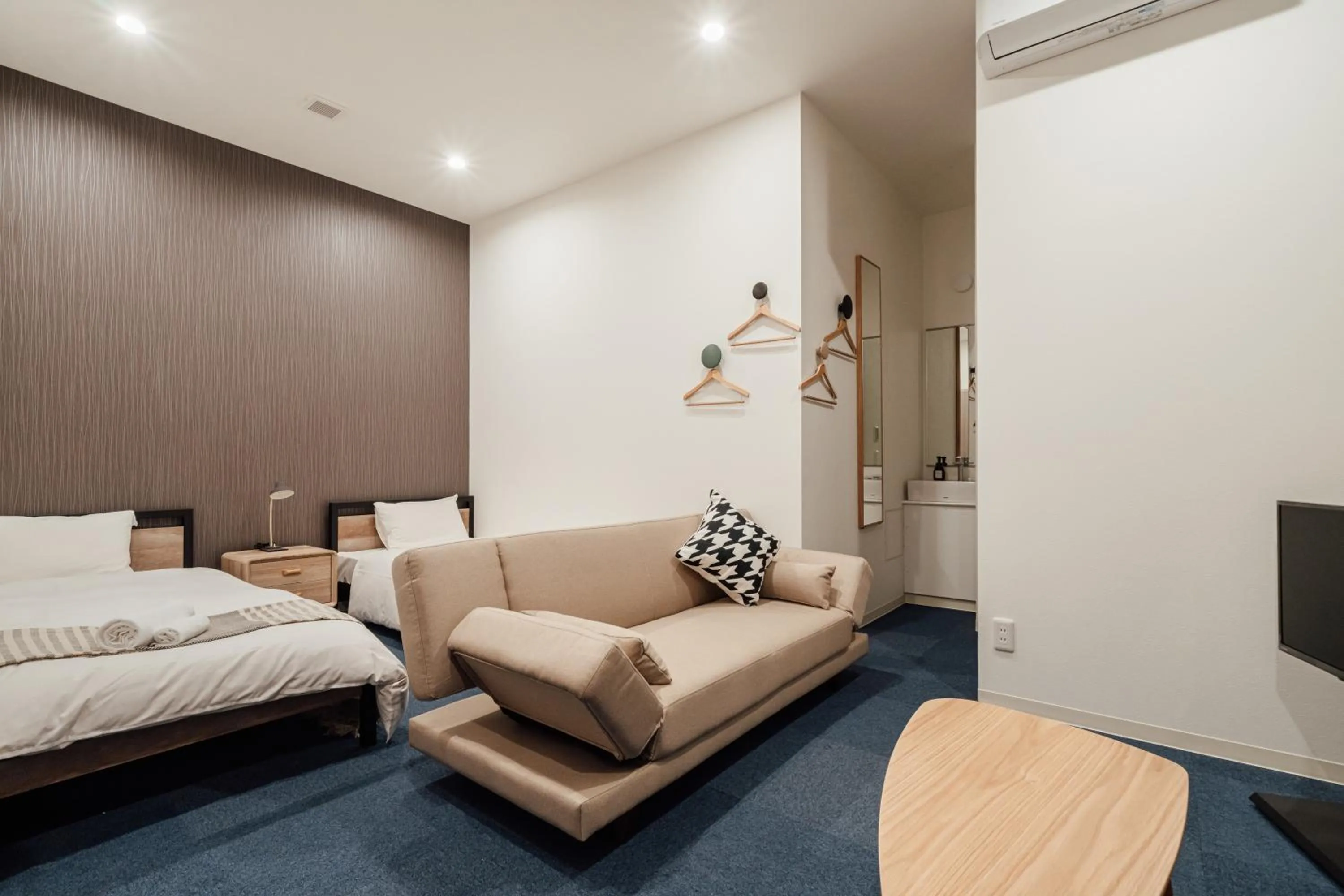 Seating area in Playsis East Tokyo