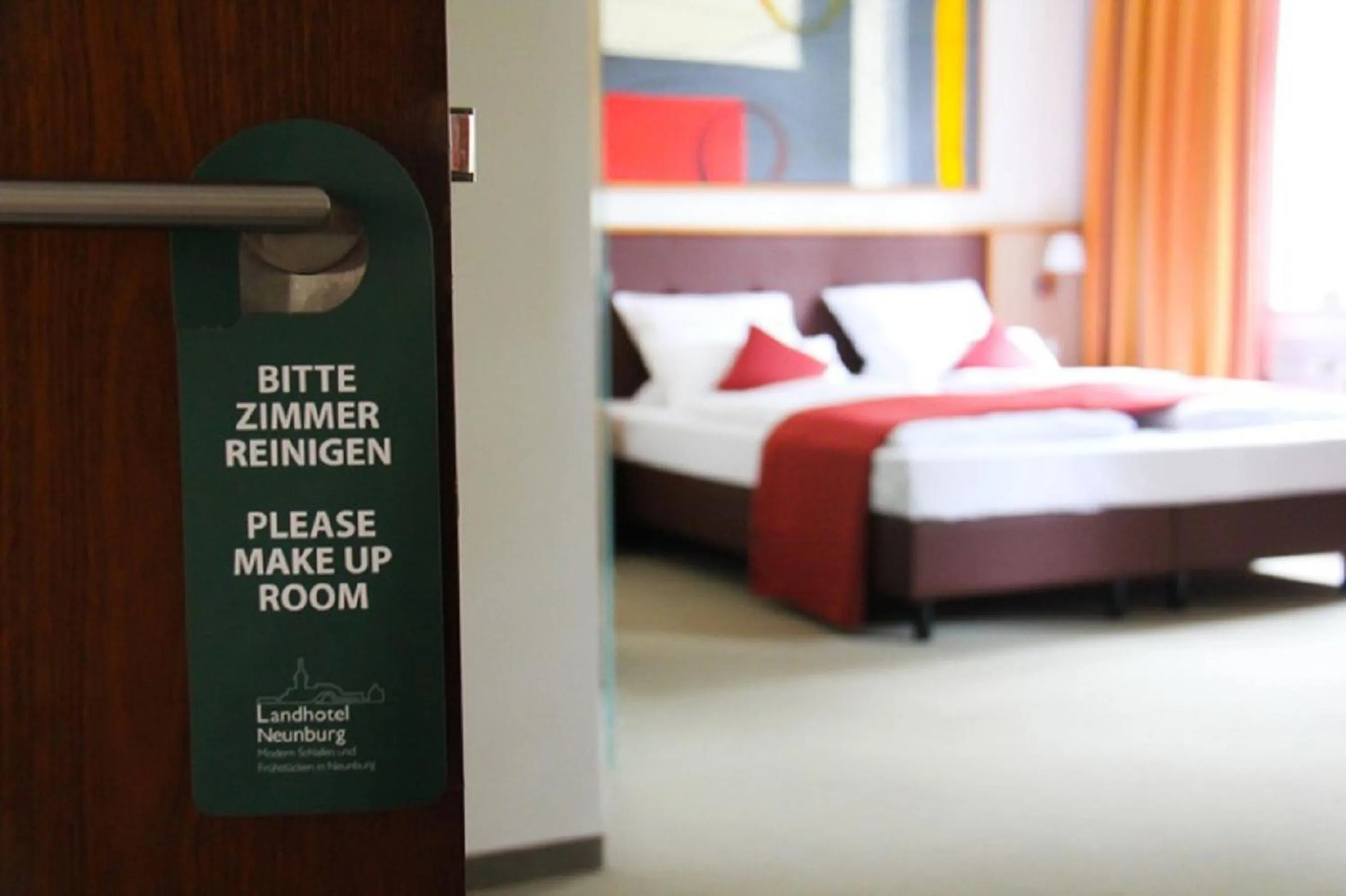 Photo of the whole room, Bed in Landhotel-Neunburg