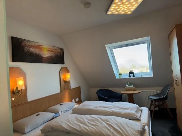 Bed in Hotel Strandräuber