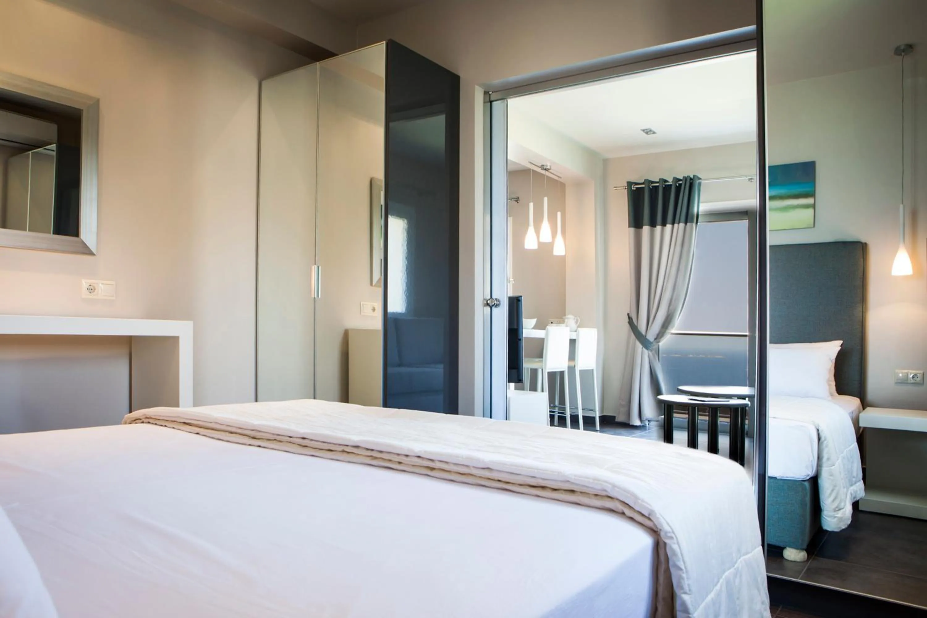 Bed in Dionysos Village Resort