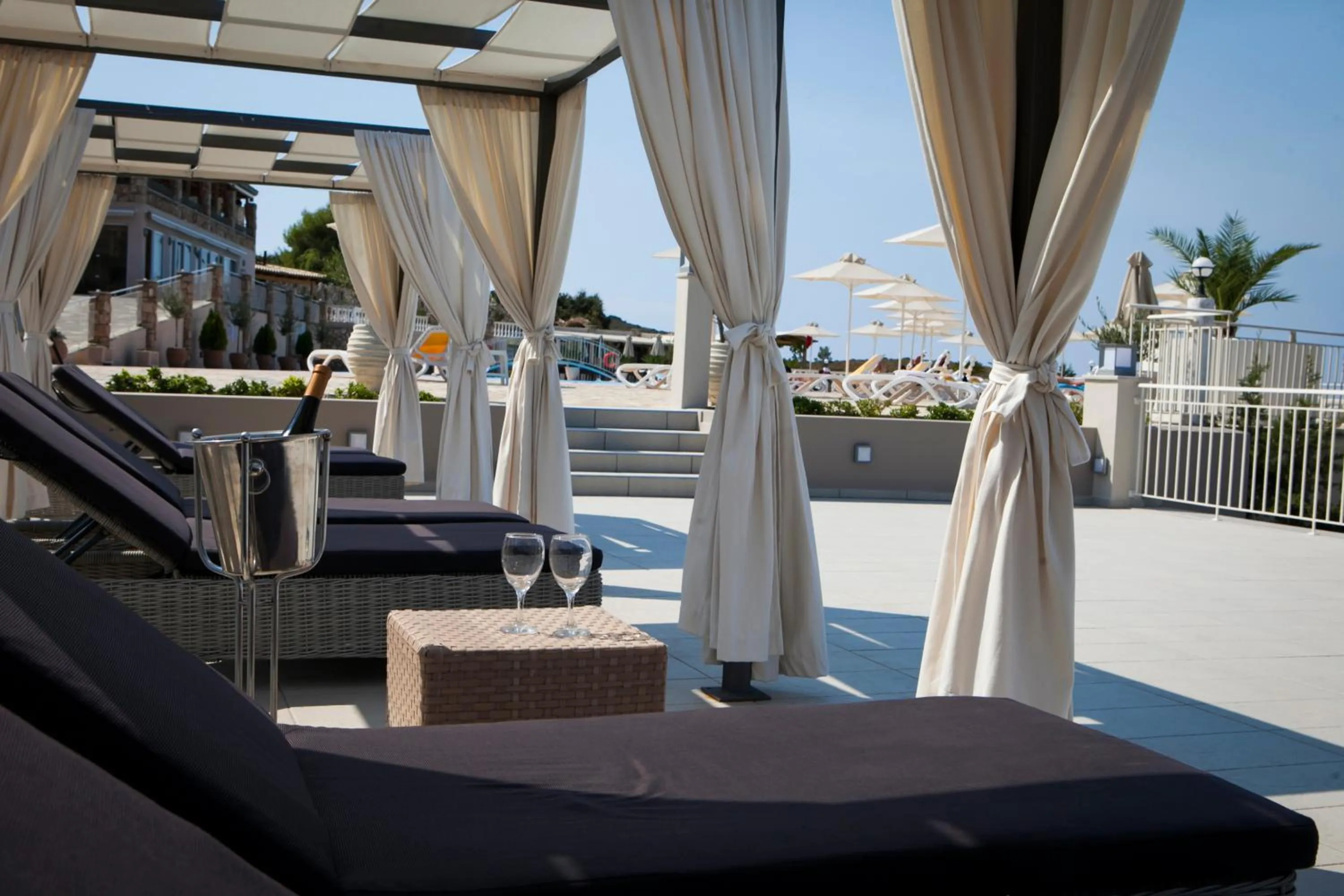 Balcony/Terrace in Dionysos Village Resort