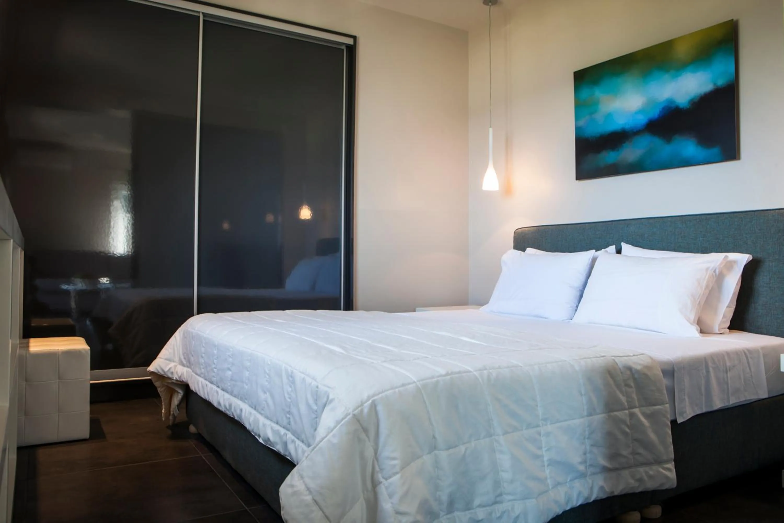 Bed in Dionysos Village Resort