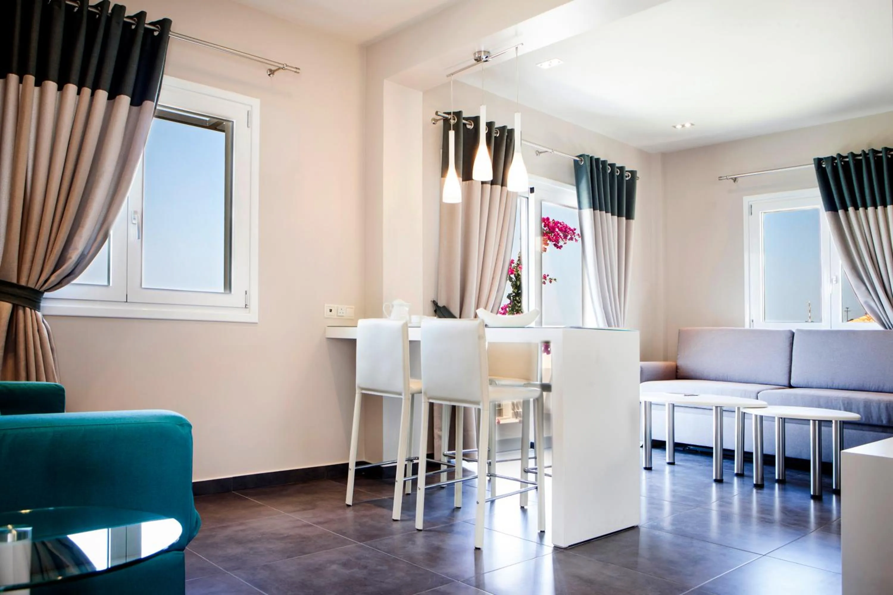 Living room in Dionysos Village Resort