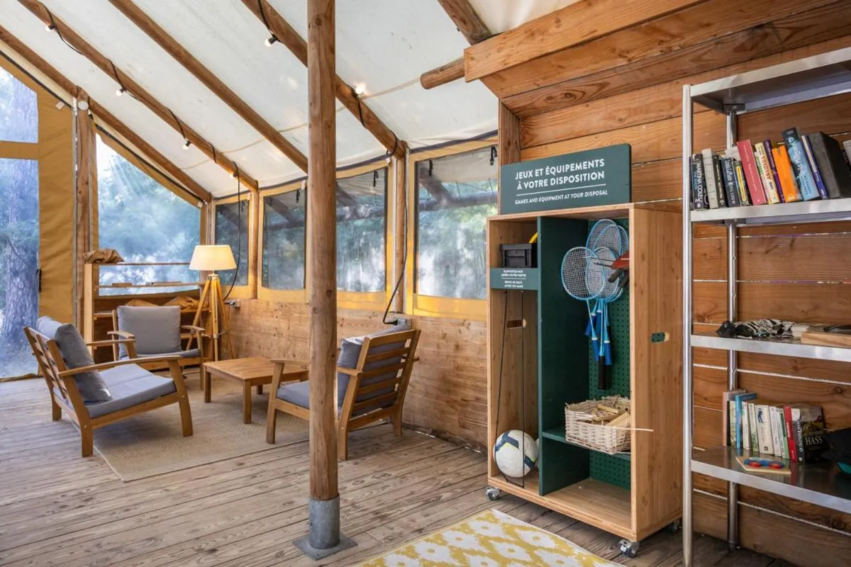 Library in Huttopia Oleron Les Pins