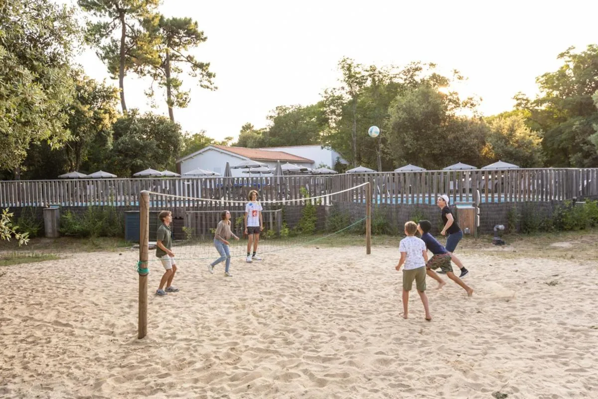 Children play ground in Huttopia Oleron Les Pins