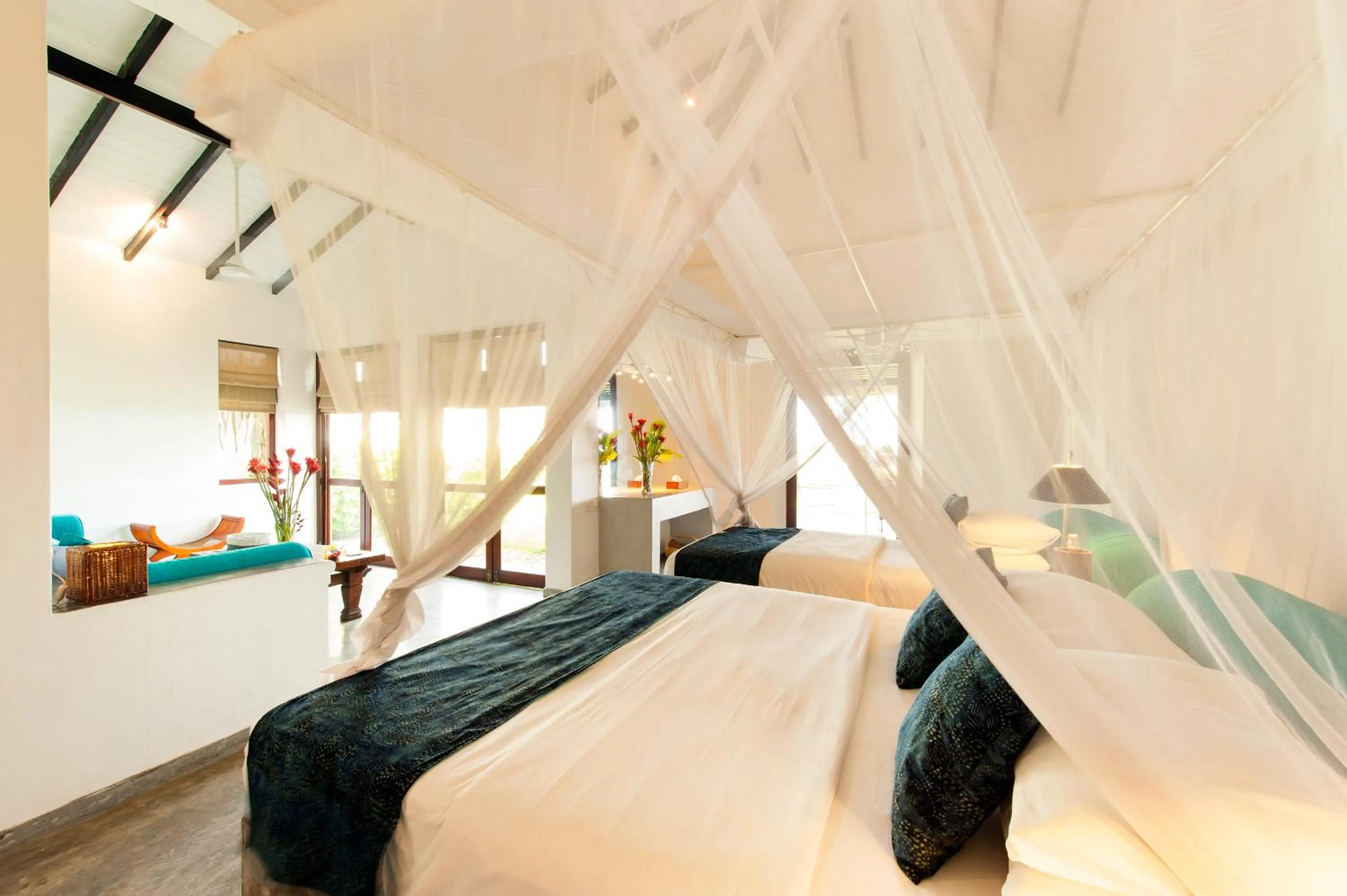 Sea view, Bed in Apa Villa Thalpe