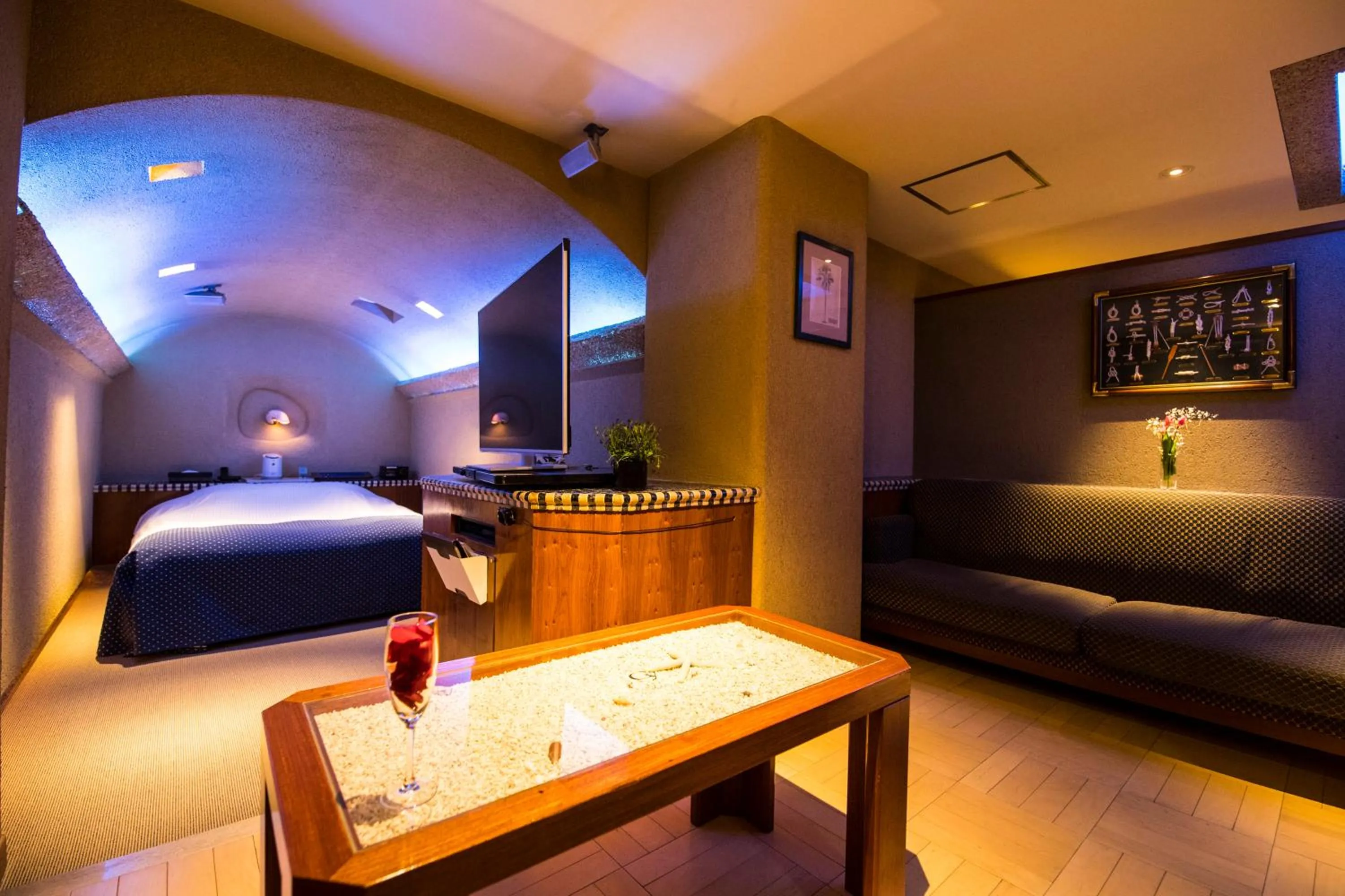 Bed in WATER HOTEL Cy (Audlt Only)