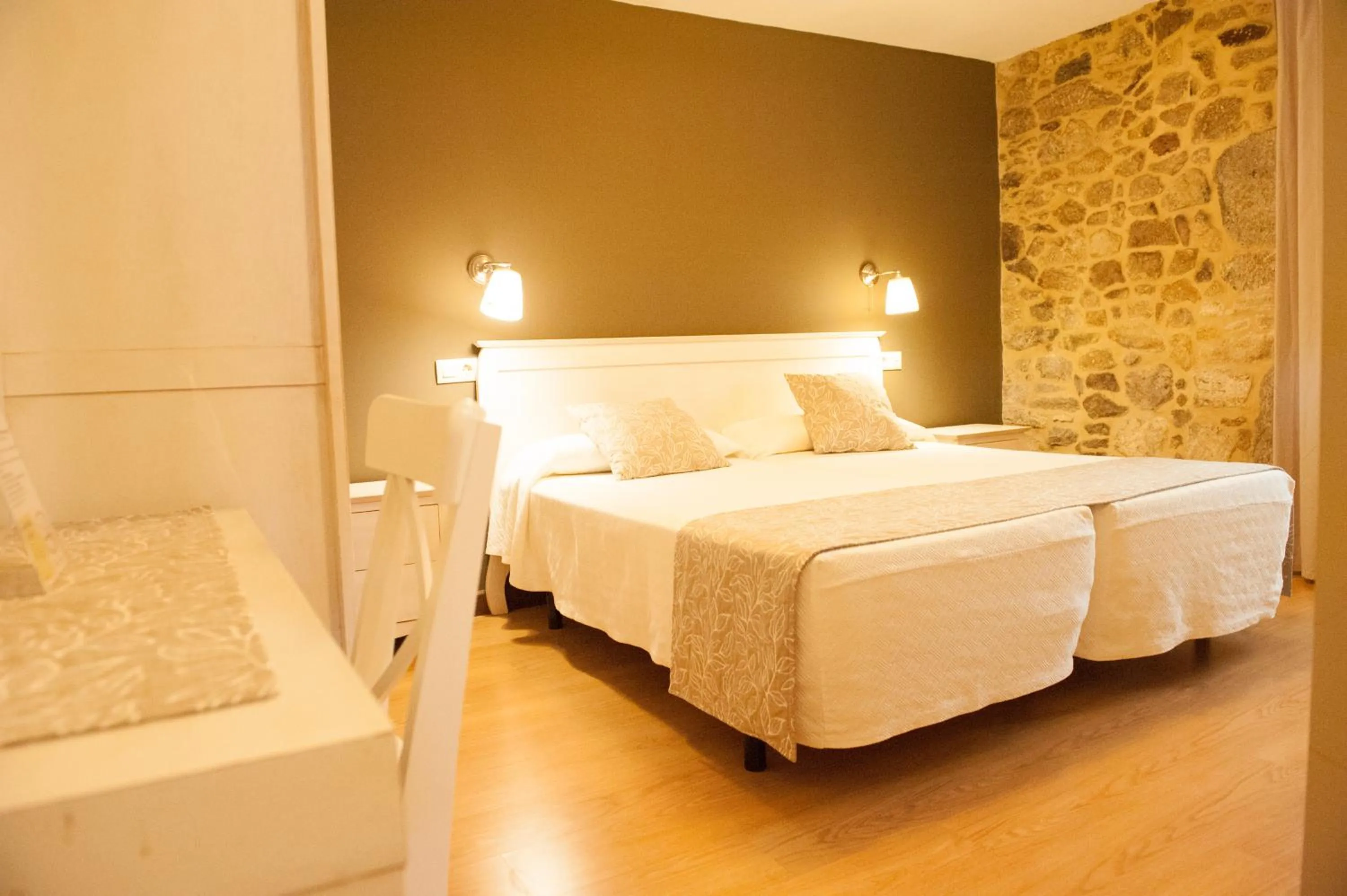 Decorative detail, Bed in A Casa do Folgo Turismo Rural