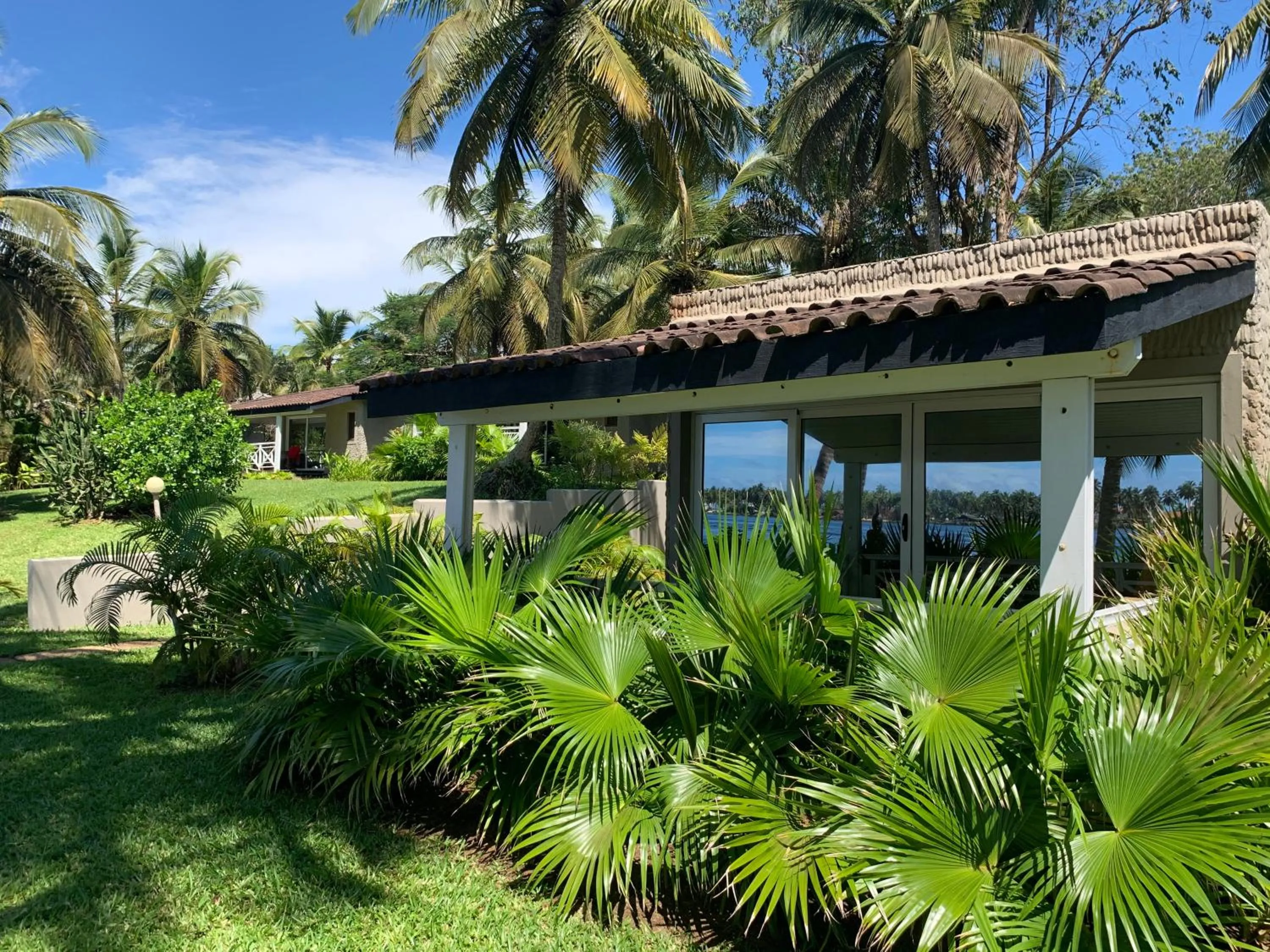 Garden view in Hotel Coucoue Lodge