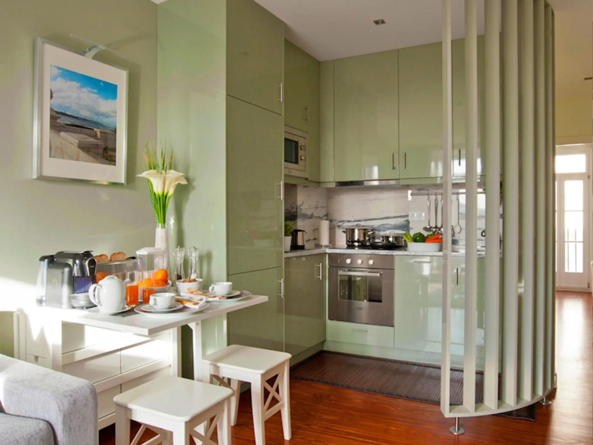 Kitchen or kitchenette in Lisbon Colours Bairro Alto Apartments