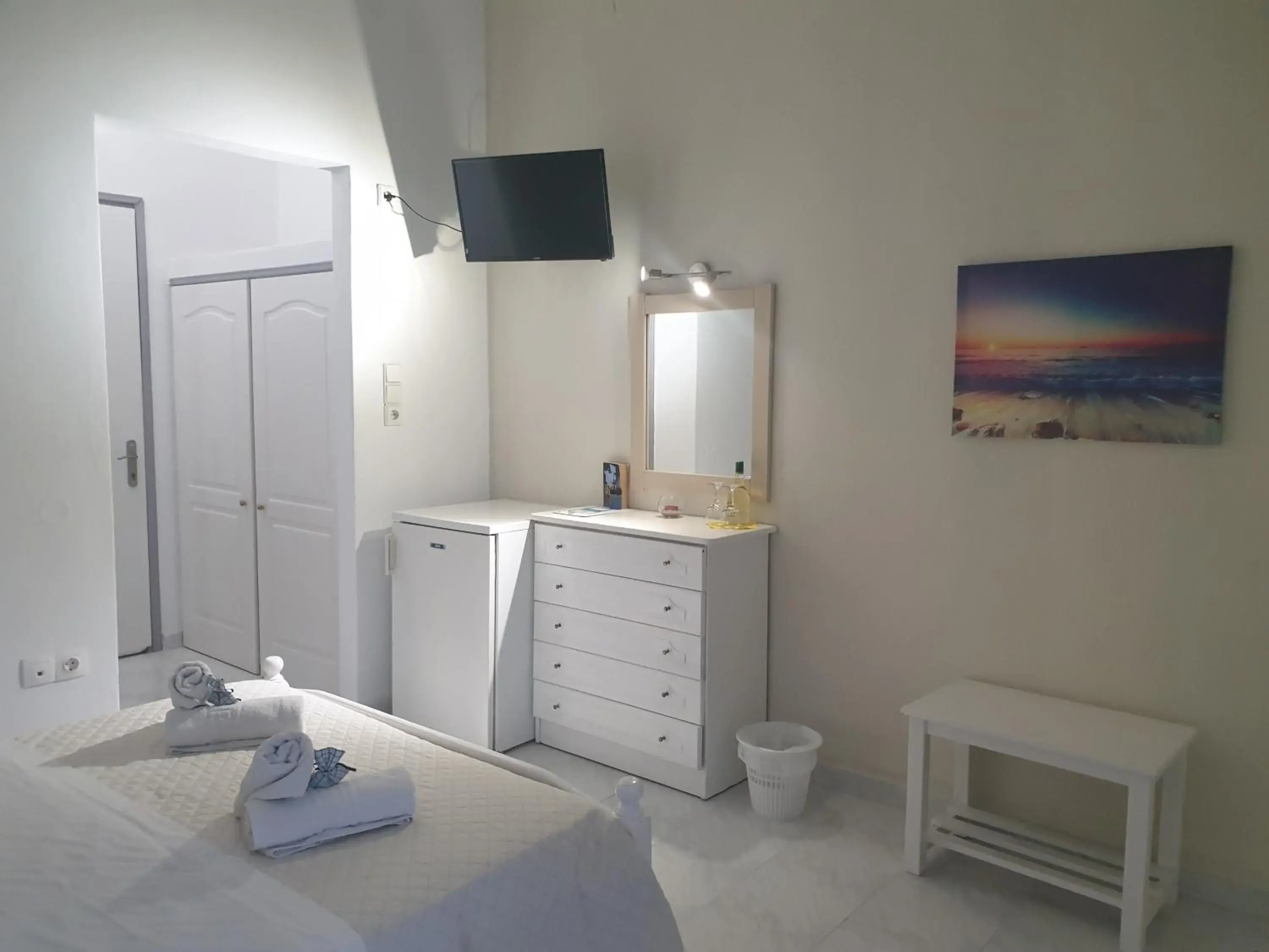 Quadruple Room with Mountain View in Syros Holidays Quadruple Room with Mountain View in Syros Holidays