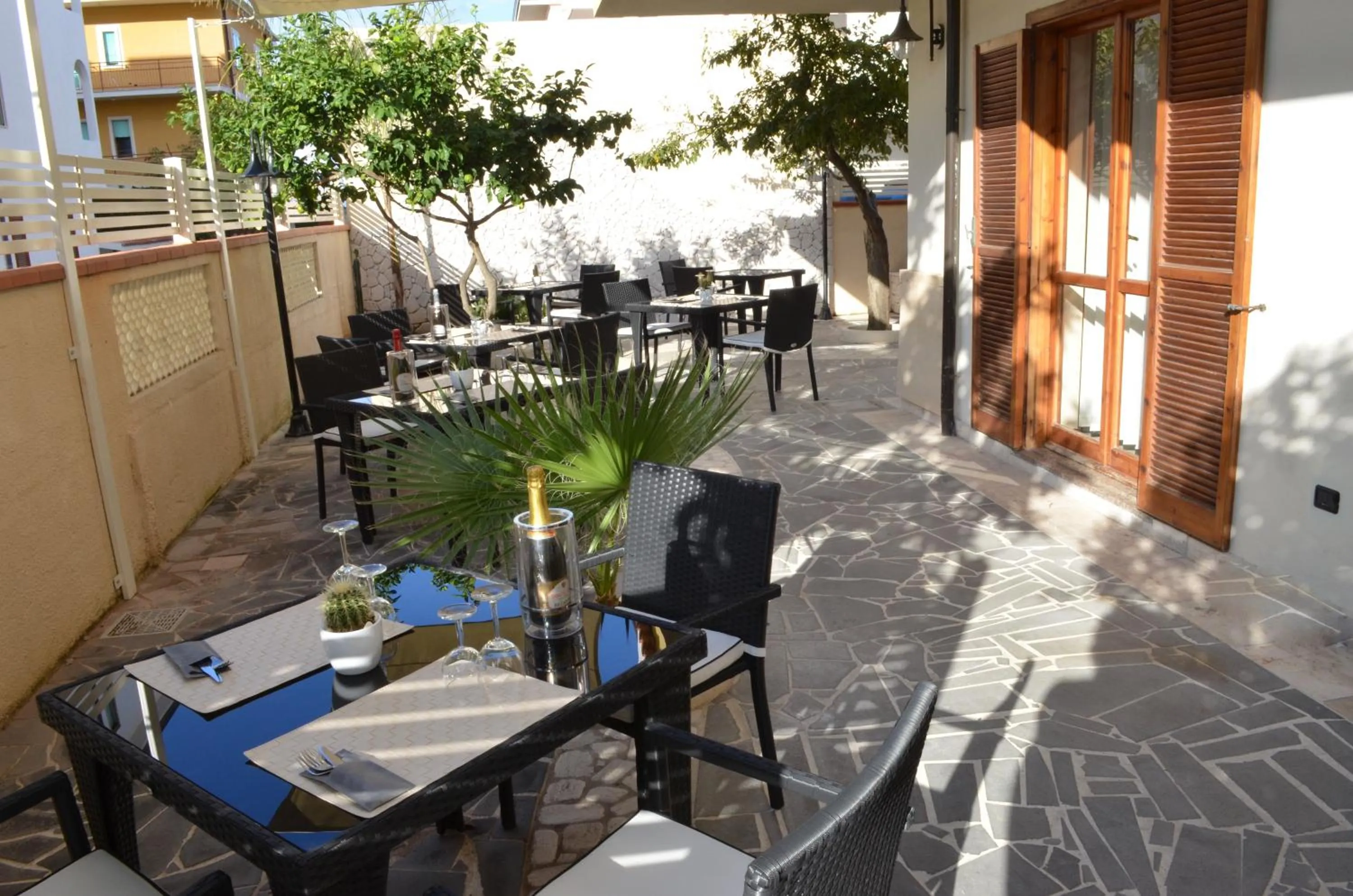 Garden in Hotel Barbieri