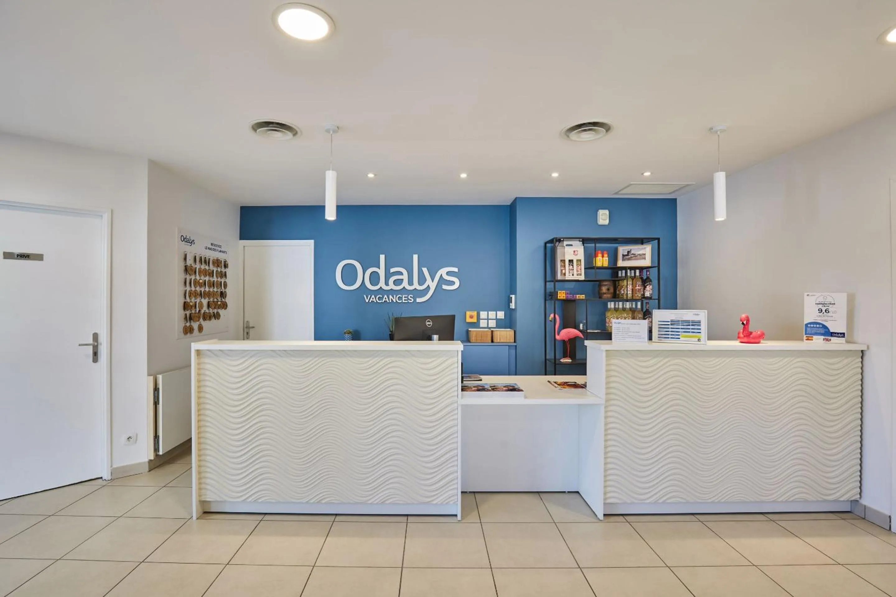 Lobby or reception in Résidence Odalys Le Mas des Flamants