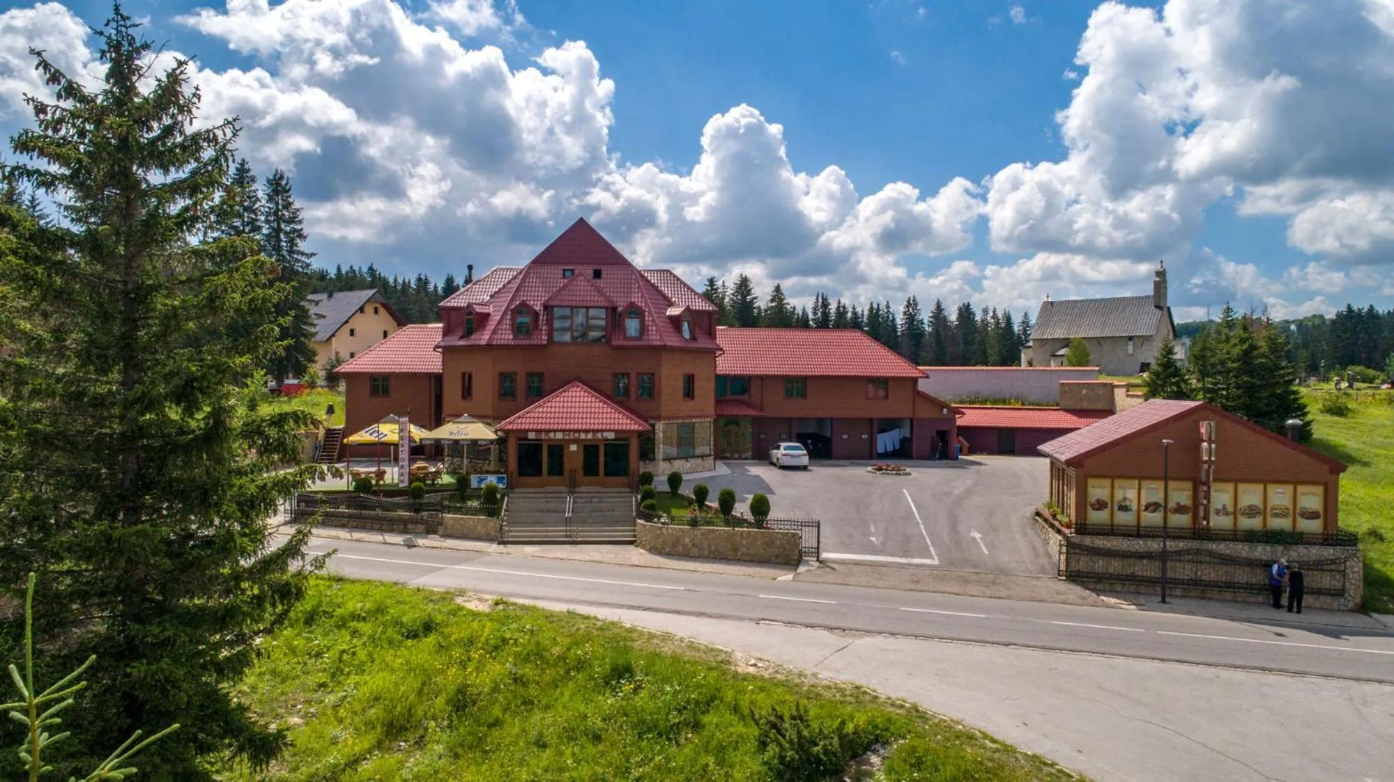 Property building in Ski Hotel
