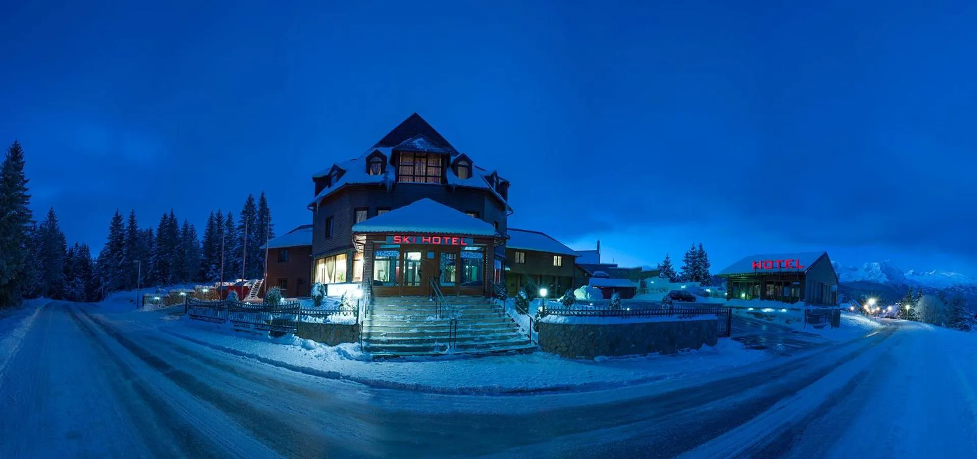 Property building in Ski Hotel