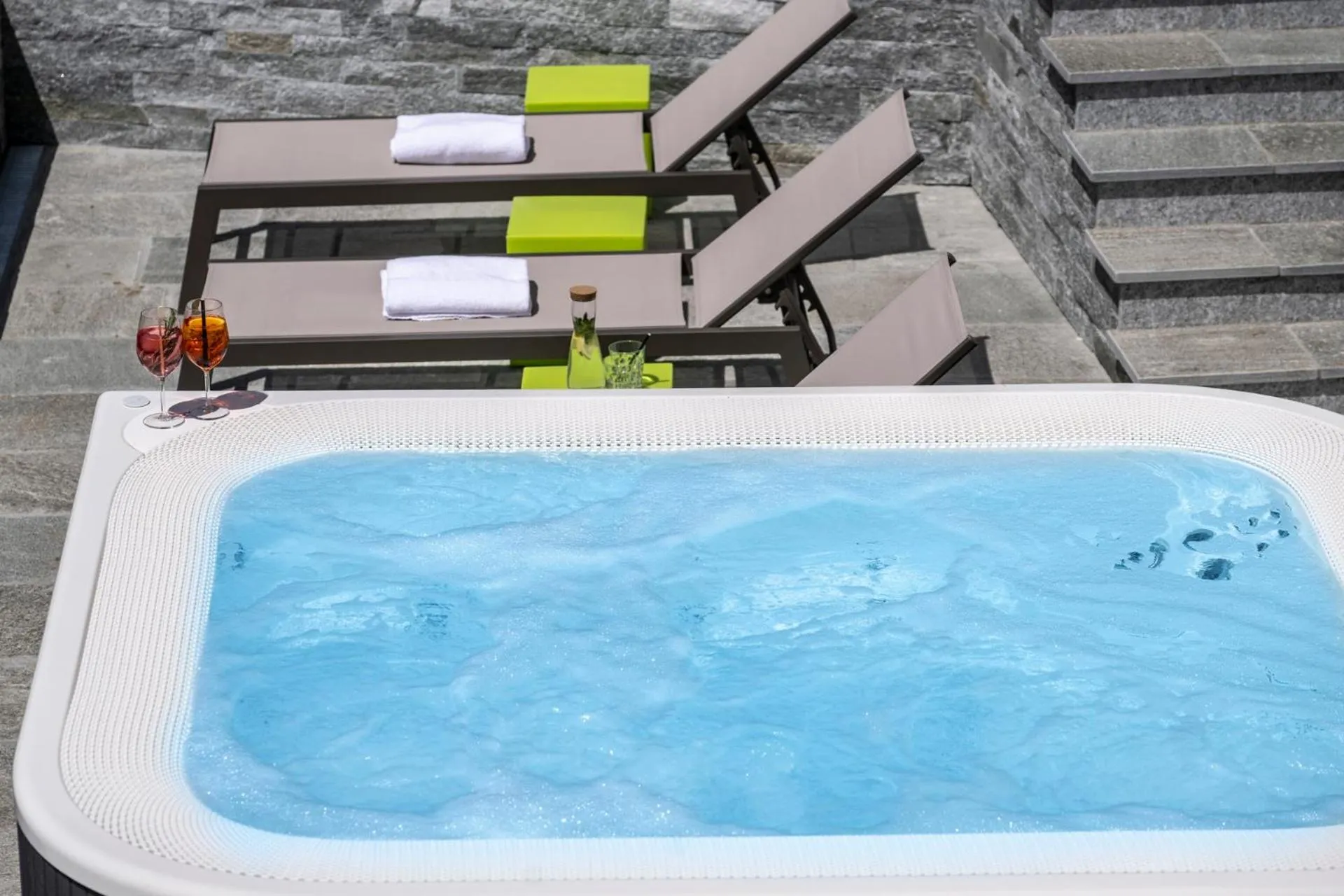 Hot Tub in Berghotel Schlemmer