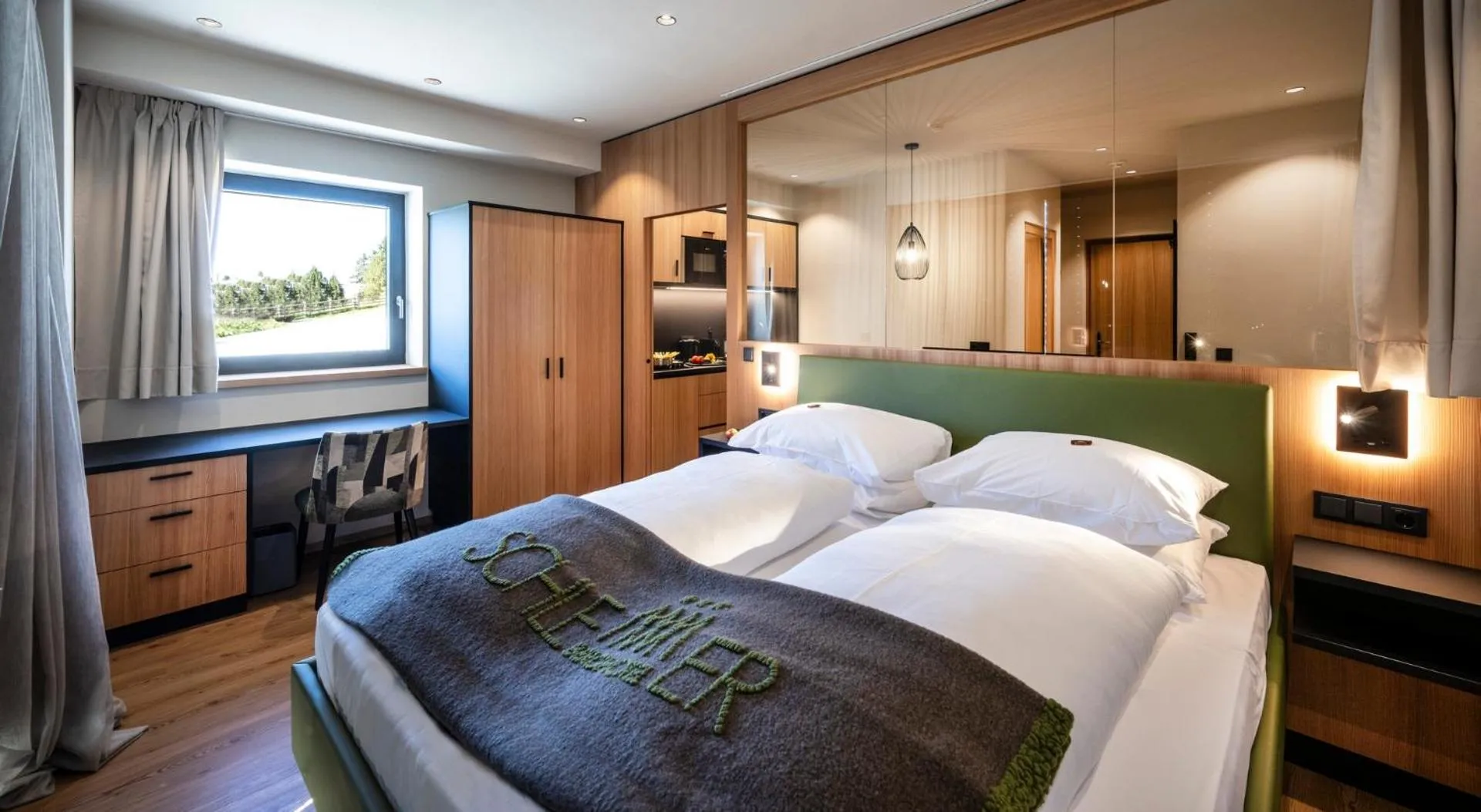 Bedroom, Bed in Berghotel Schlemmer