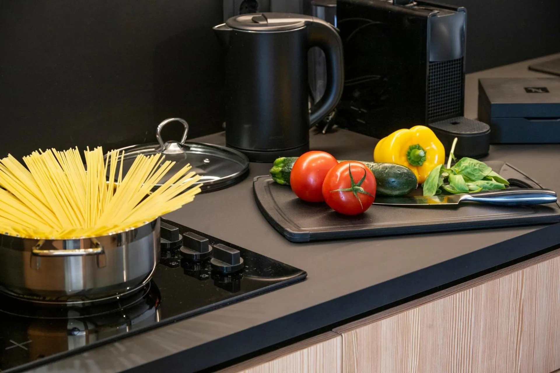 kitchen in Berghotel Schlemmer