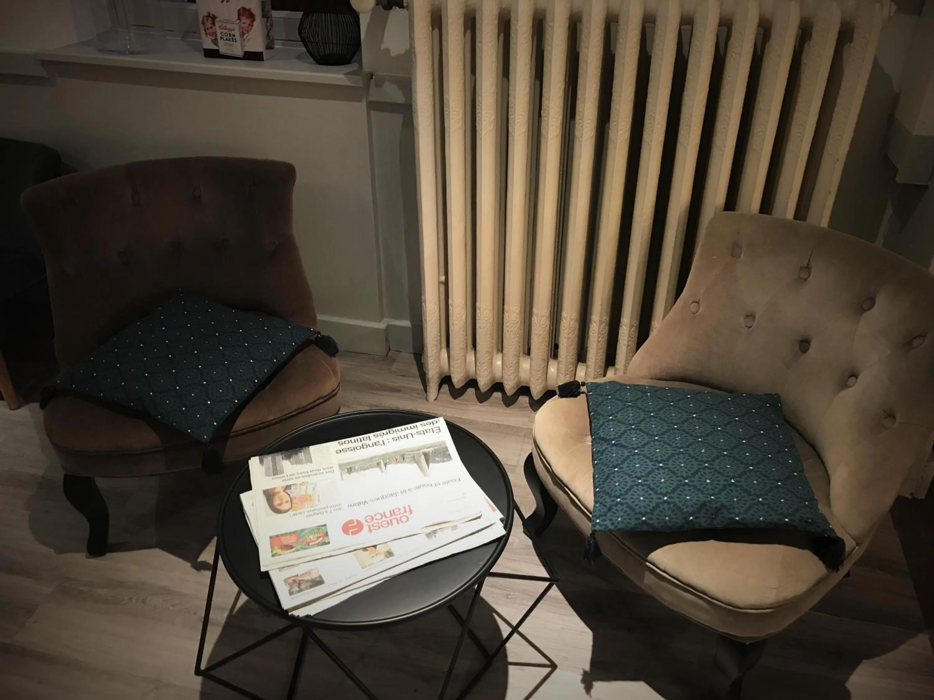 Living room in Hôtel L'Estran