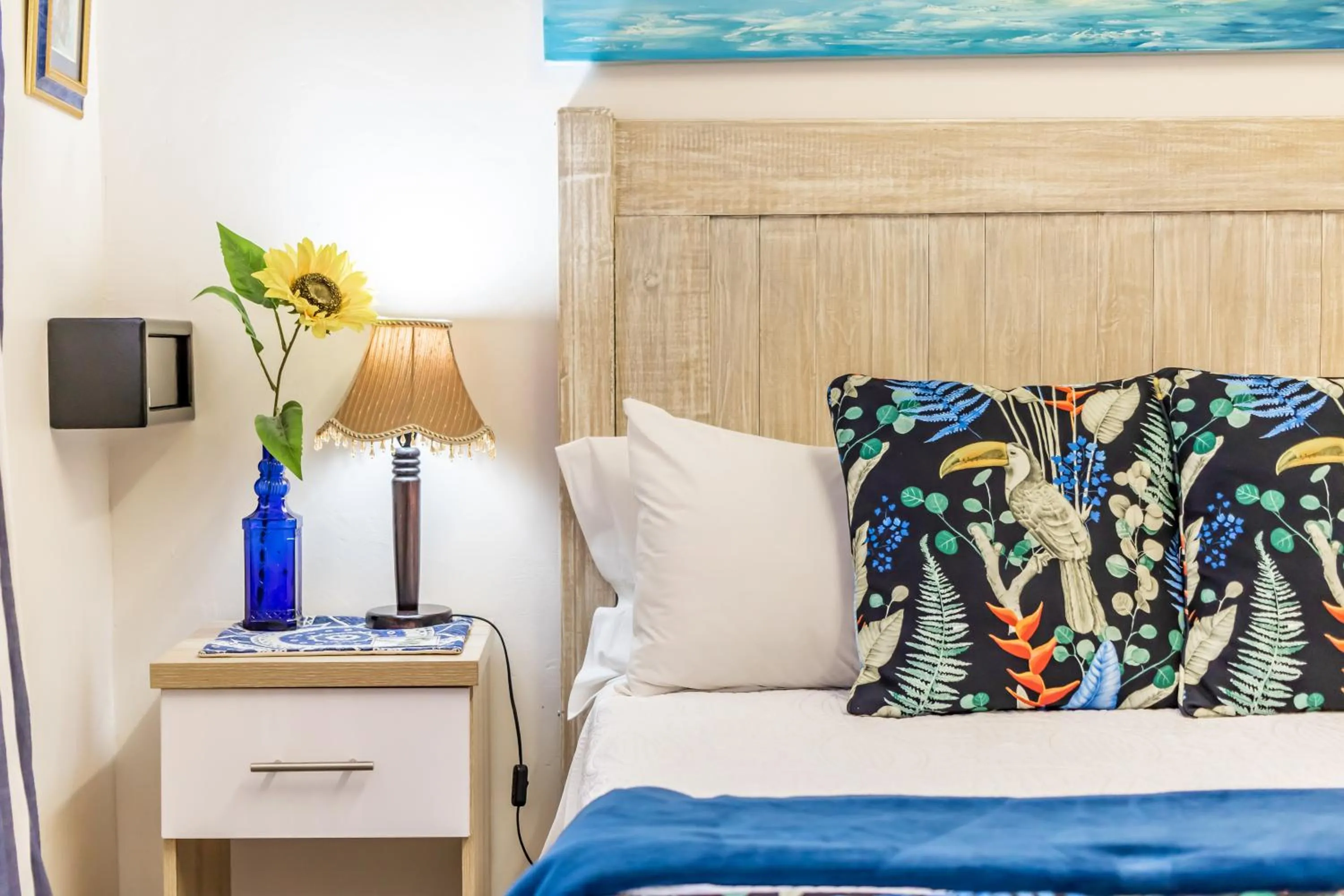 Decorative detail, Bed in Berghaan Pretoria