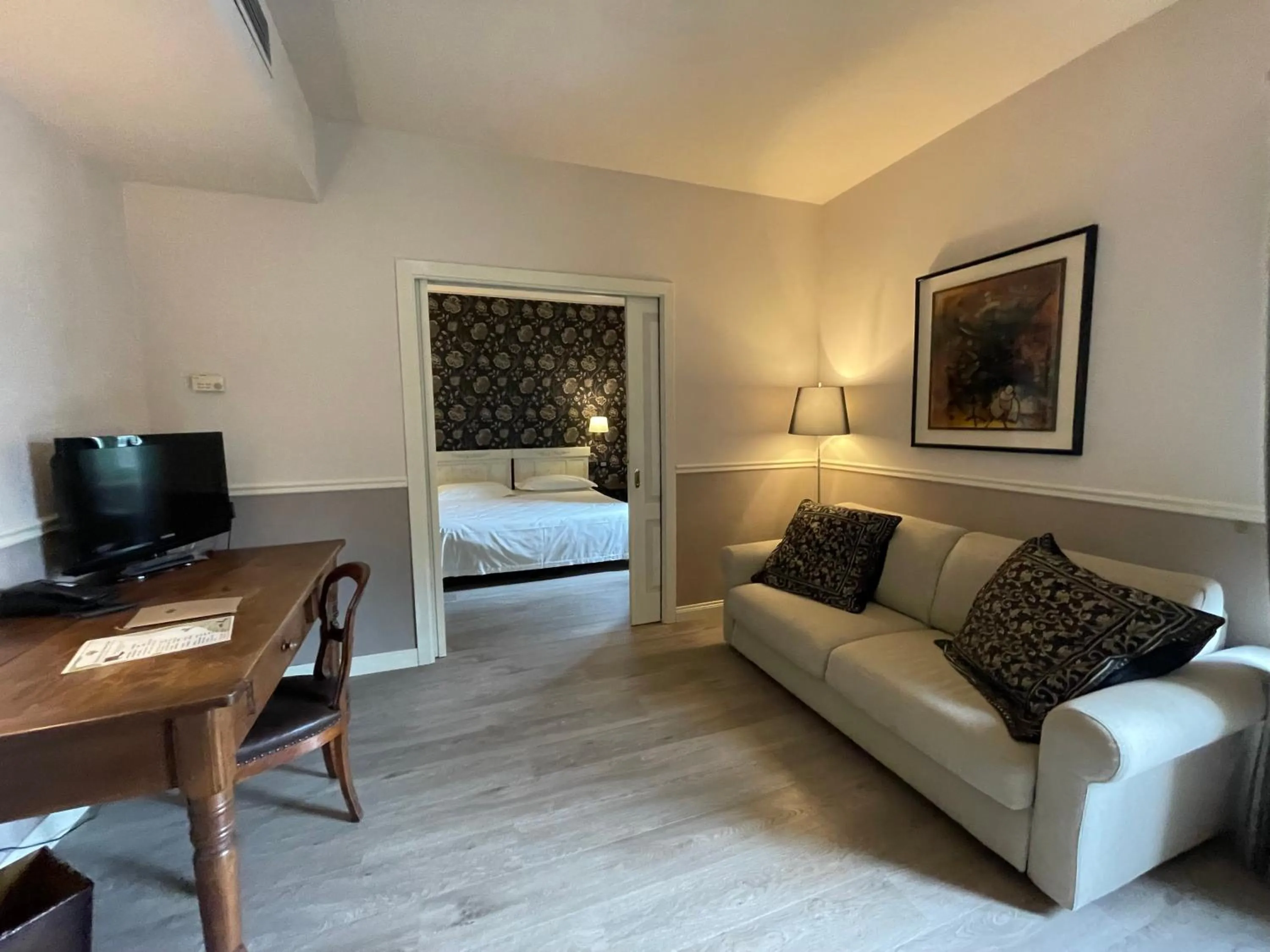 Bed in Locanda Maison Verte