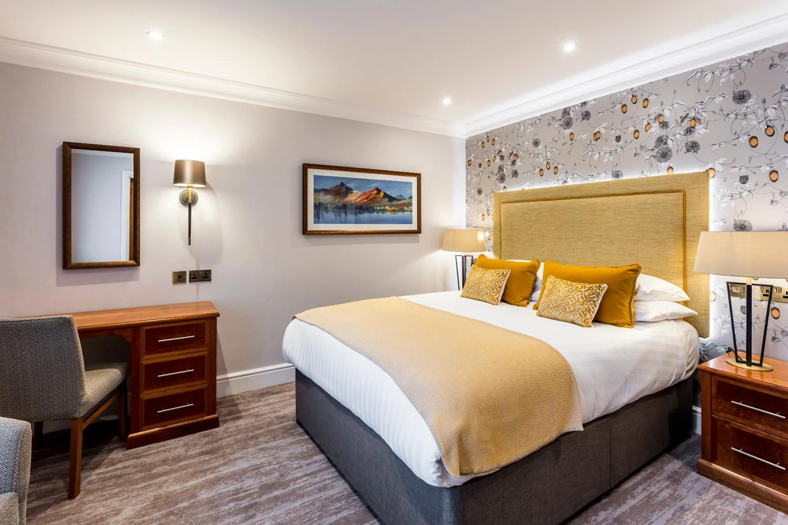 Bed in The Borrowdale Hotel