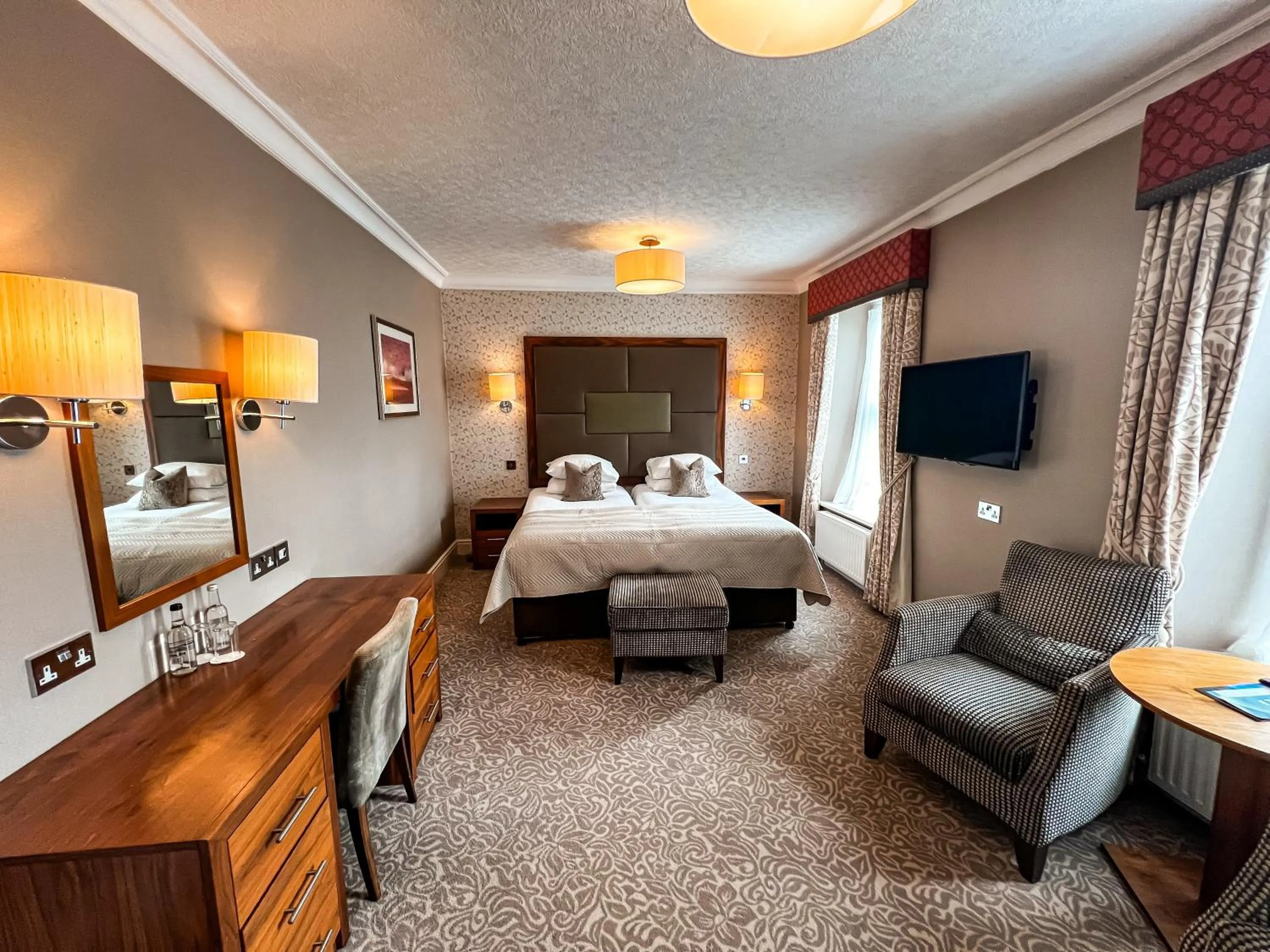 Bed in The Borrowdale Hotel