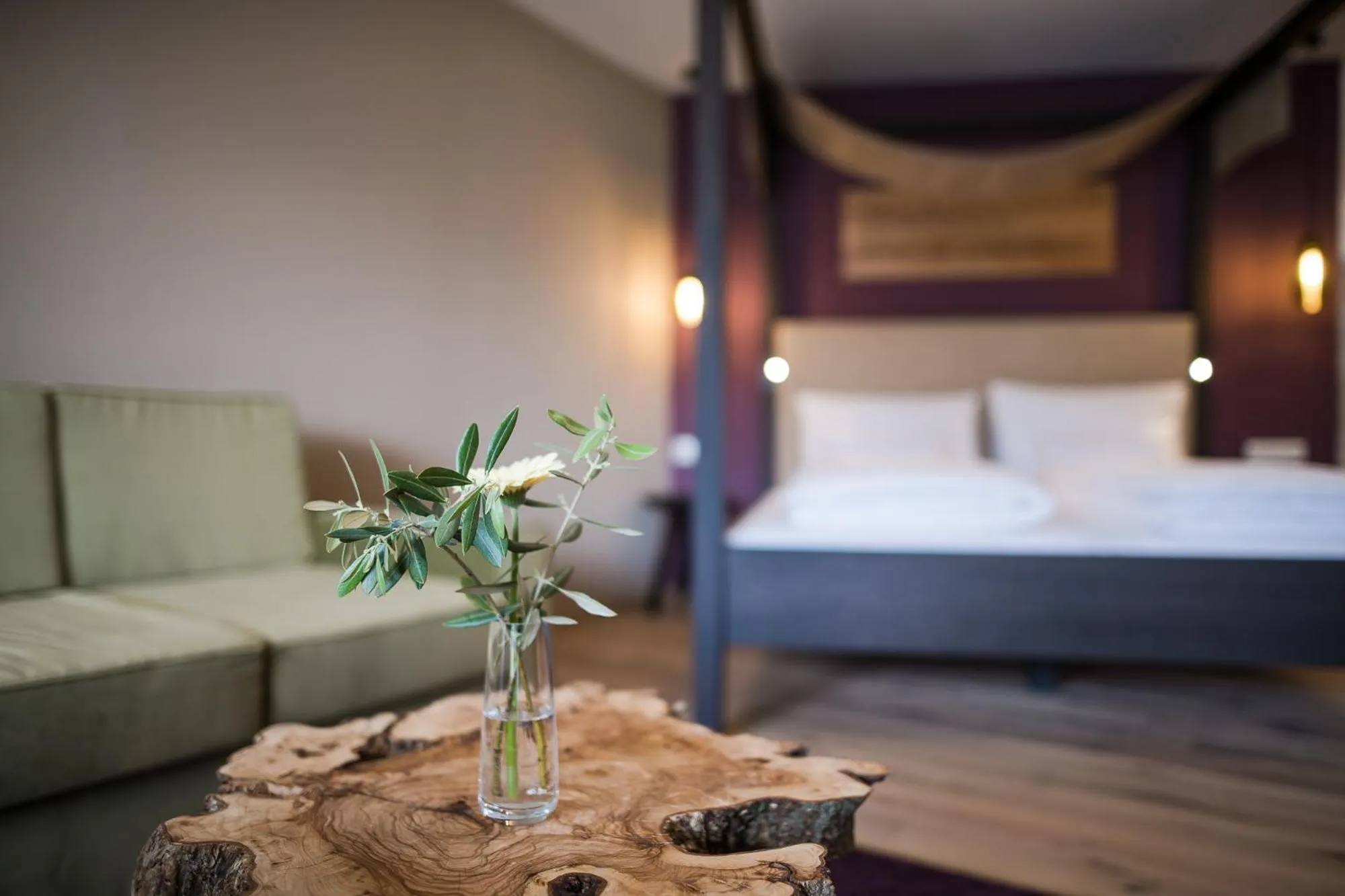 Bed in Oliven- & Genusshotel Hirzer