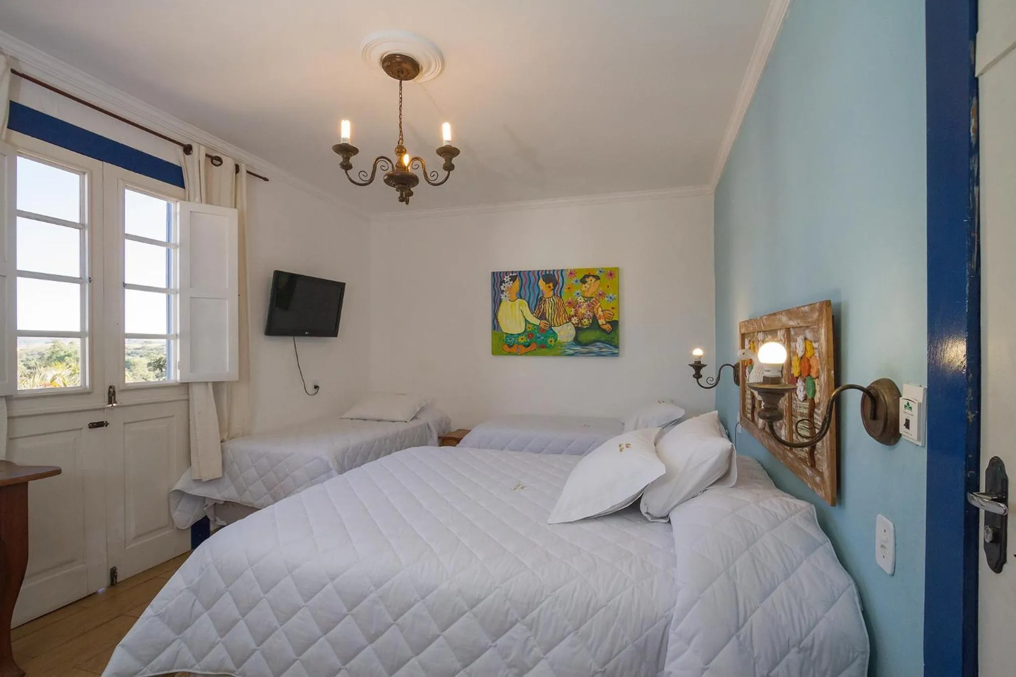 Bed in Hotel Serra Vista