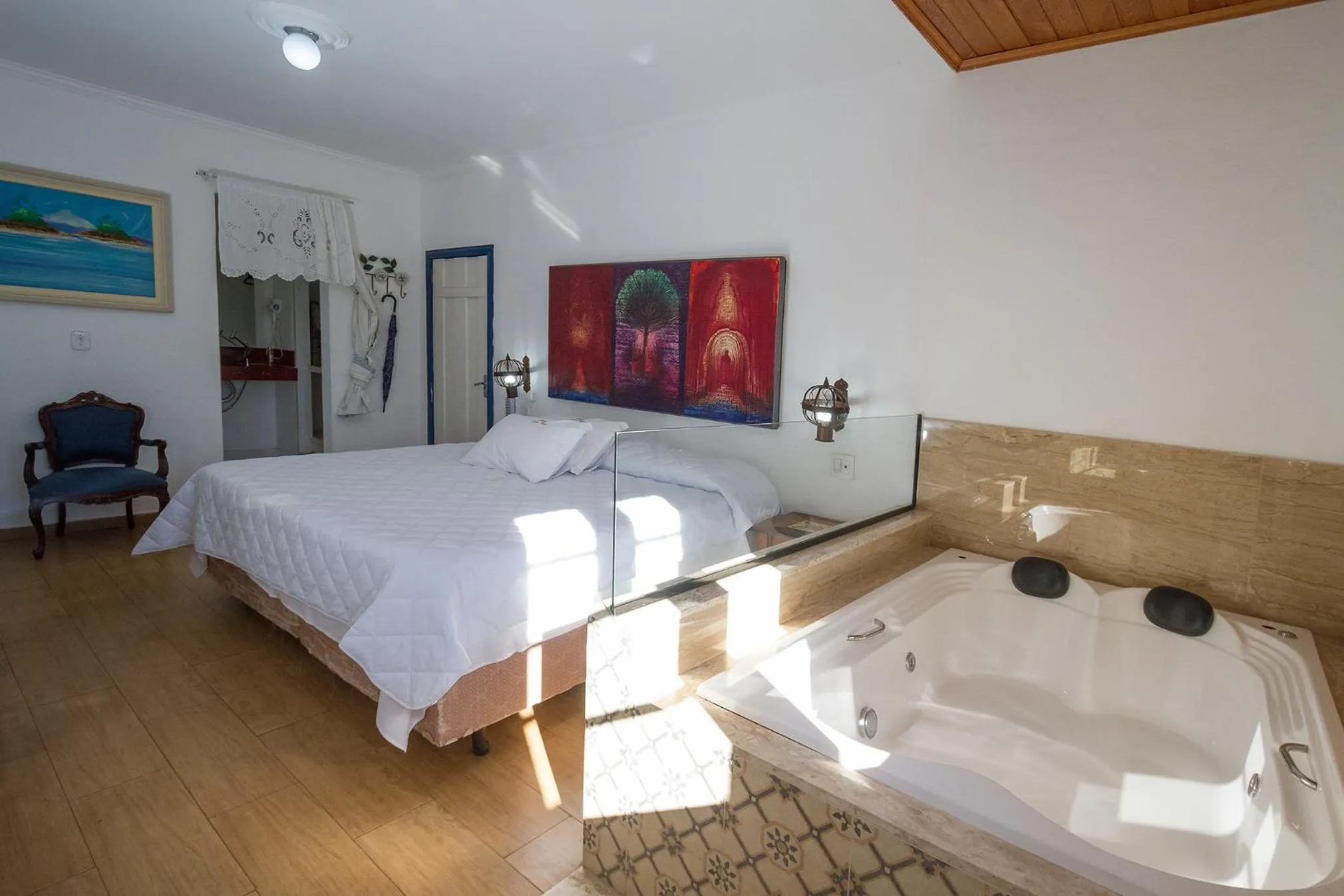 Bed in Hotel Serra Vista