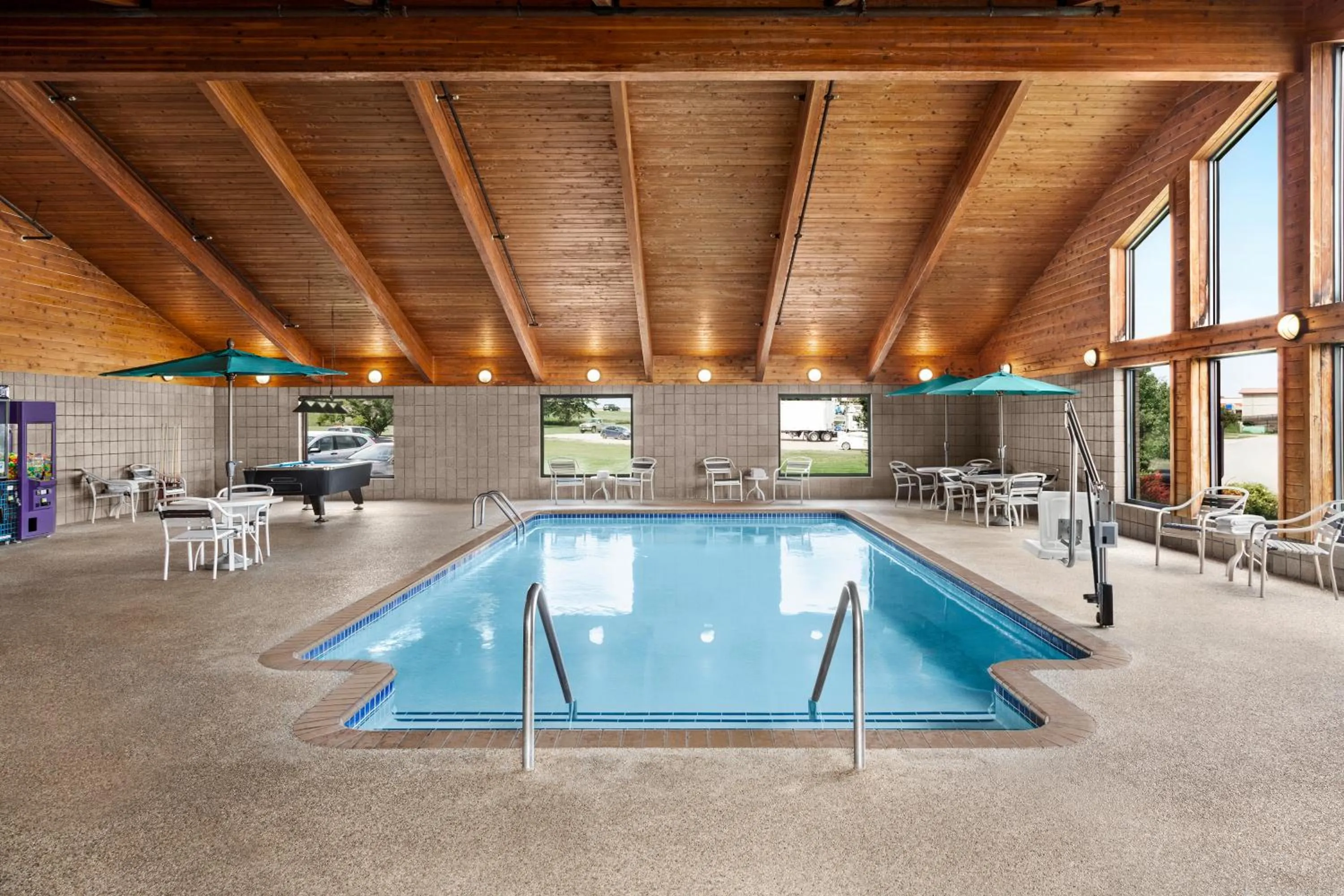 Swimming pool in AmericInn by Wyndham Sauk Centre