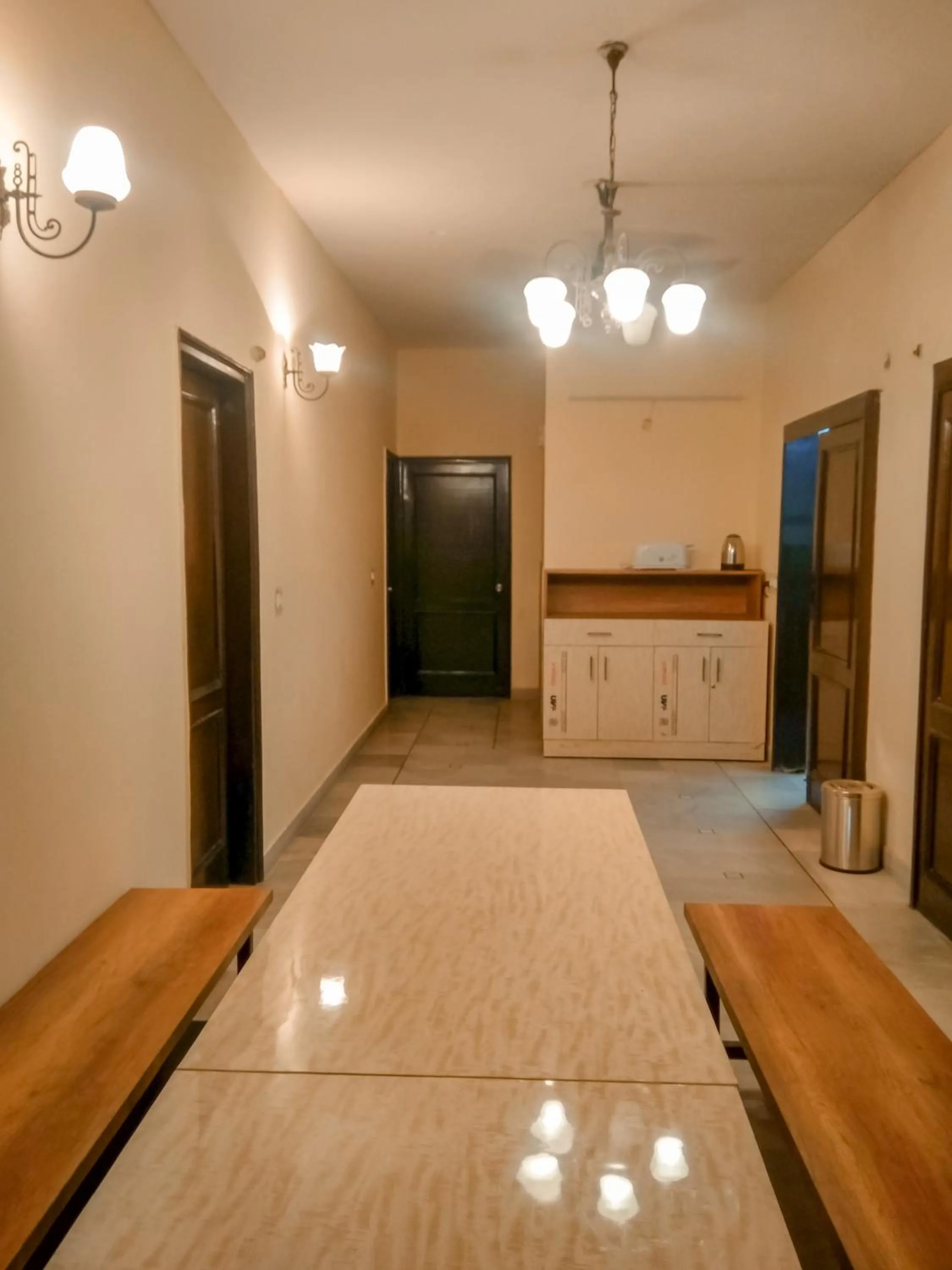 Dining area in The Desire Hostel