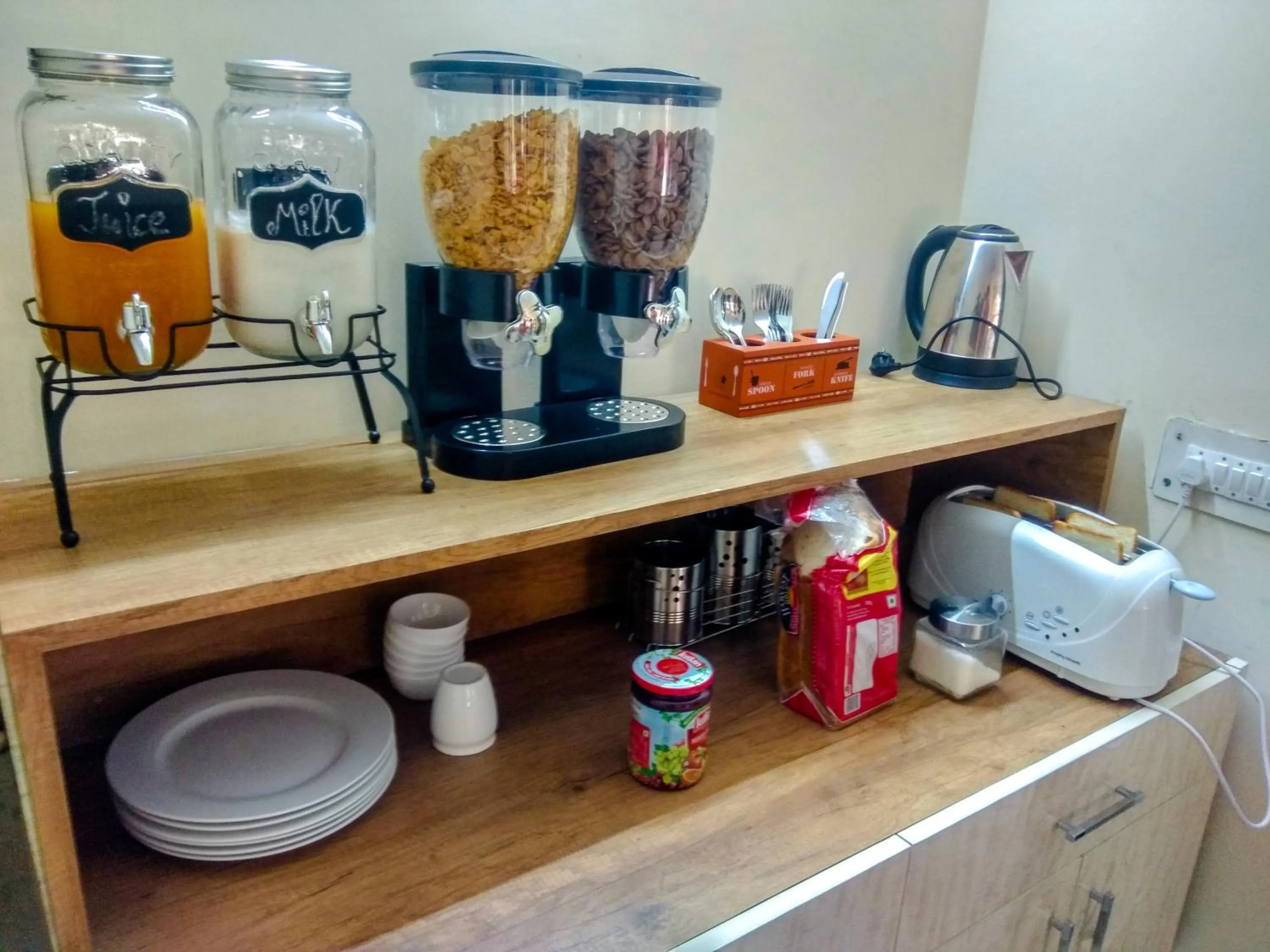 Breakfast in The Desire Hostel