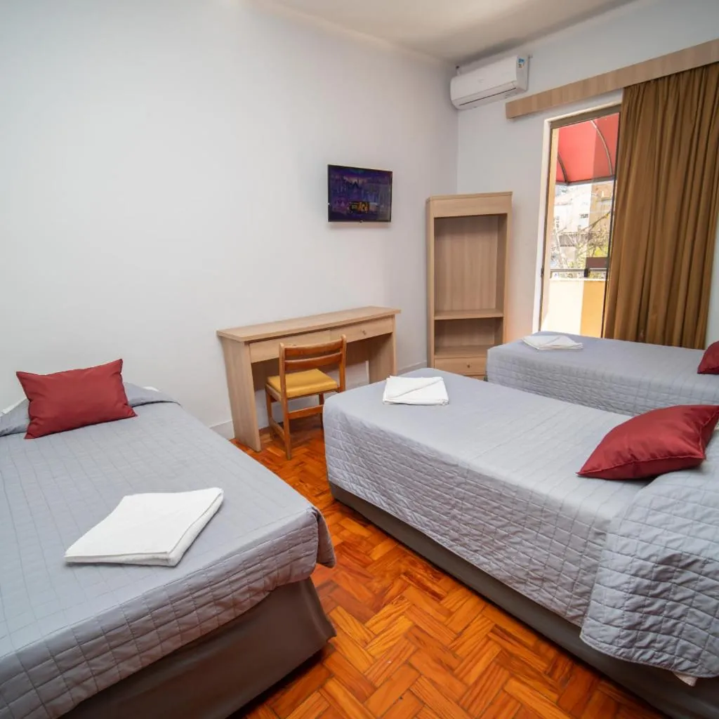 Bedroom, Bed in Hotel Euro Suite Poços de Caldas By Nacional Inn