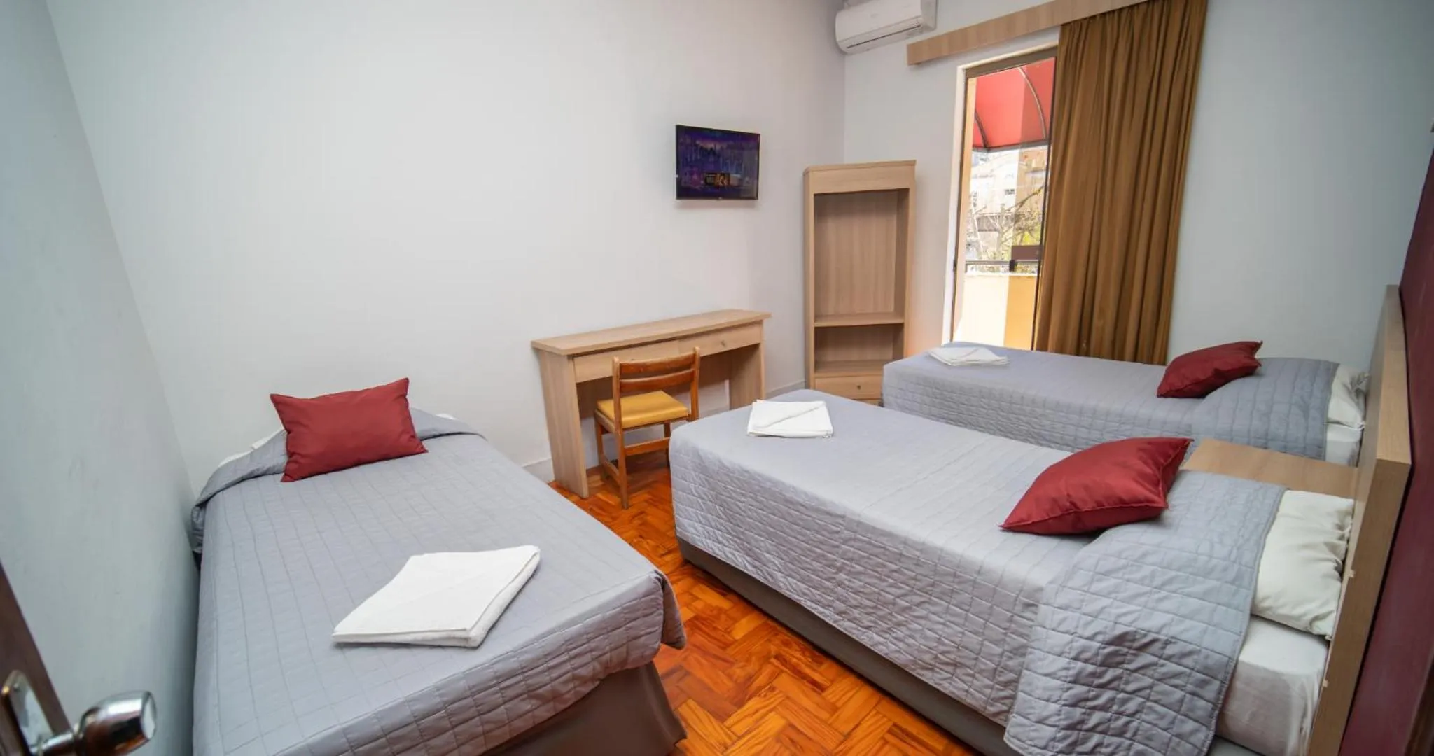 Bedroom, Bed in Hotel Euro Suite Poços de Caldas By Nacional Inn