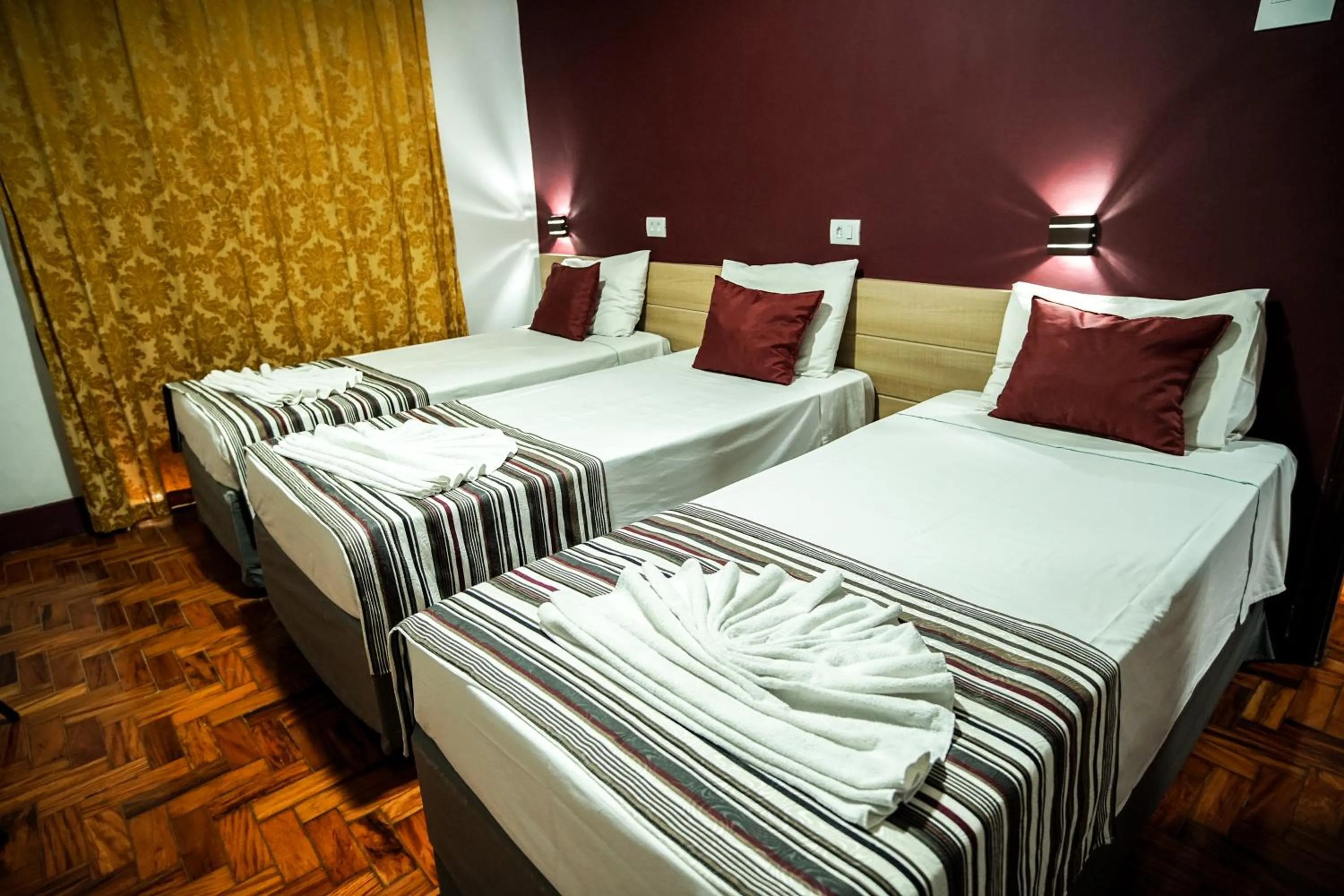 Bedroom, Bed in Hotel Euro Suite Poços de Caldas By Nacional Inn