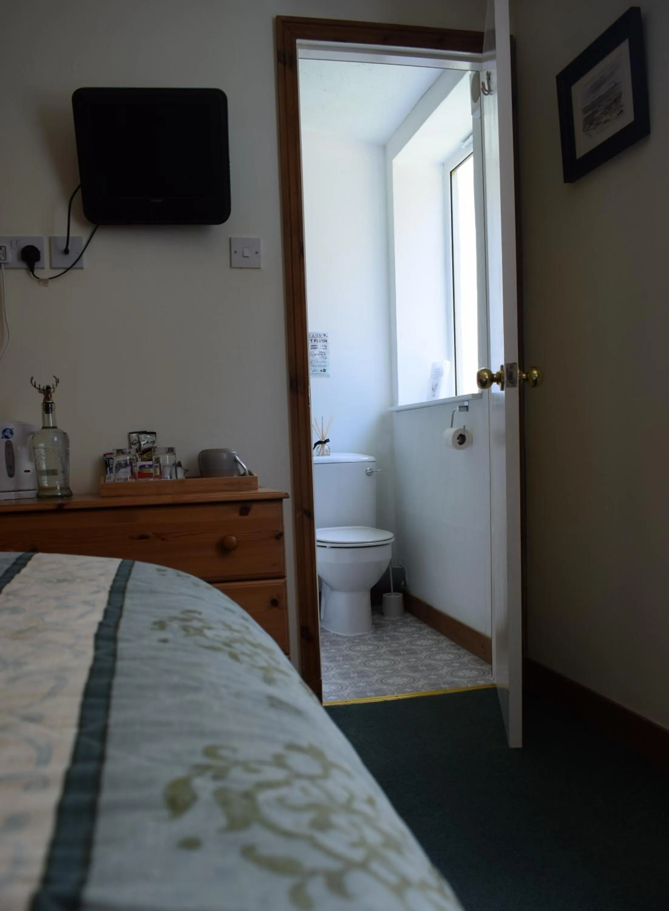 Bed in Glenan Lodge Self Catering