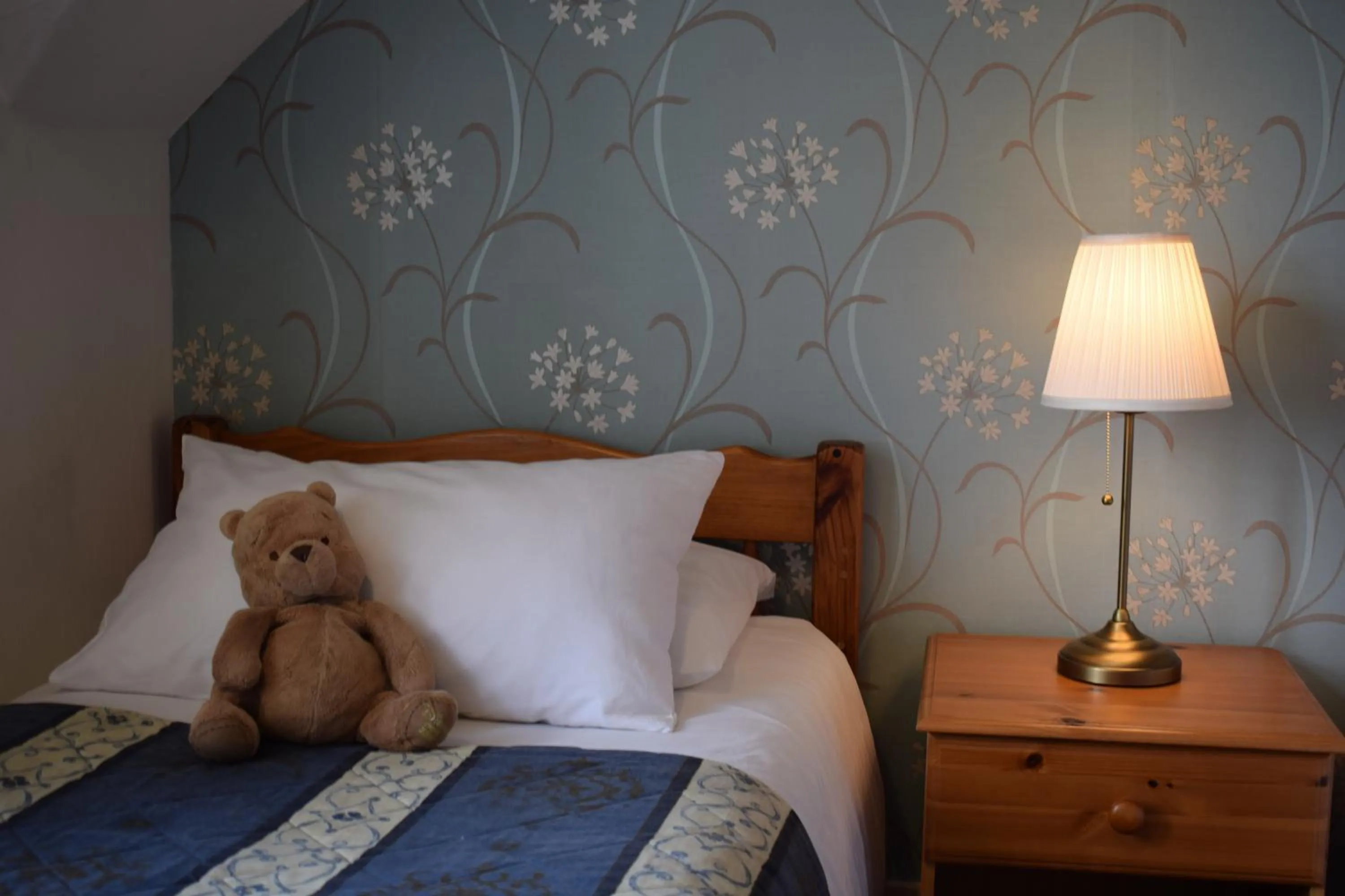 Bed in Glenan Lodge Self Catering