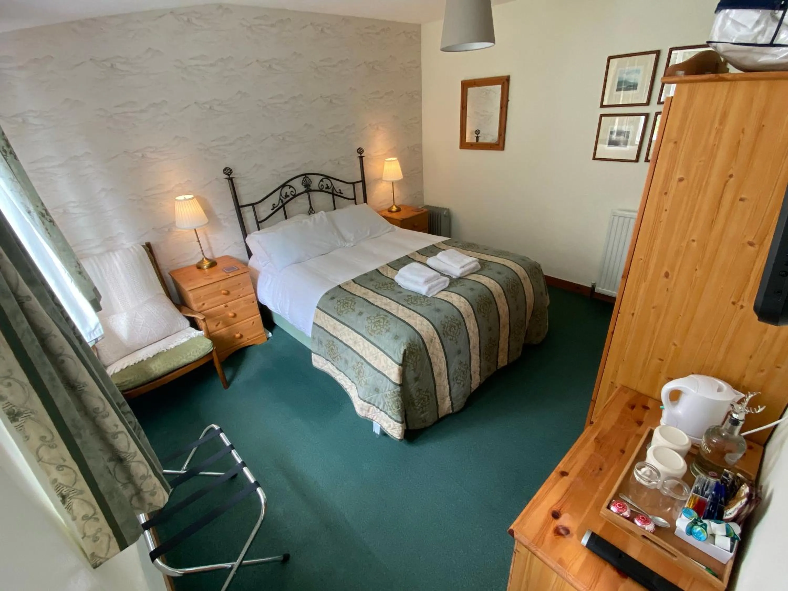 Bed in Glenan Lodge Self Catering