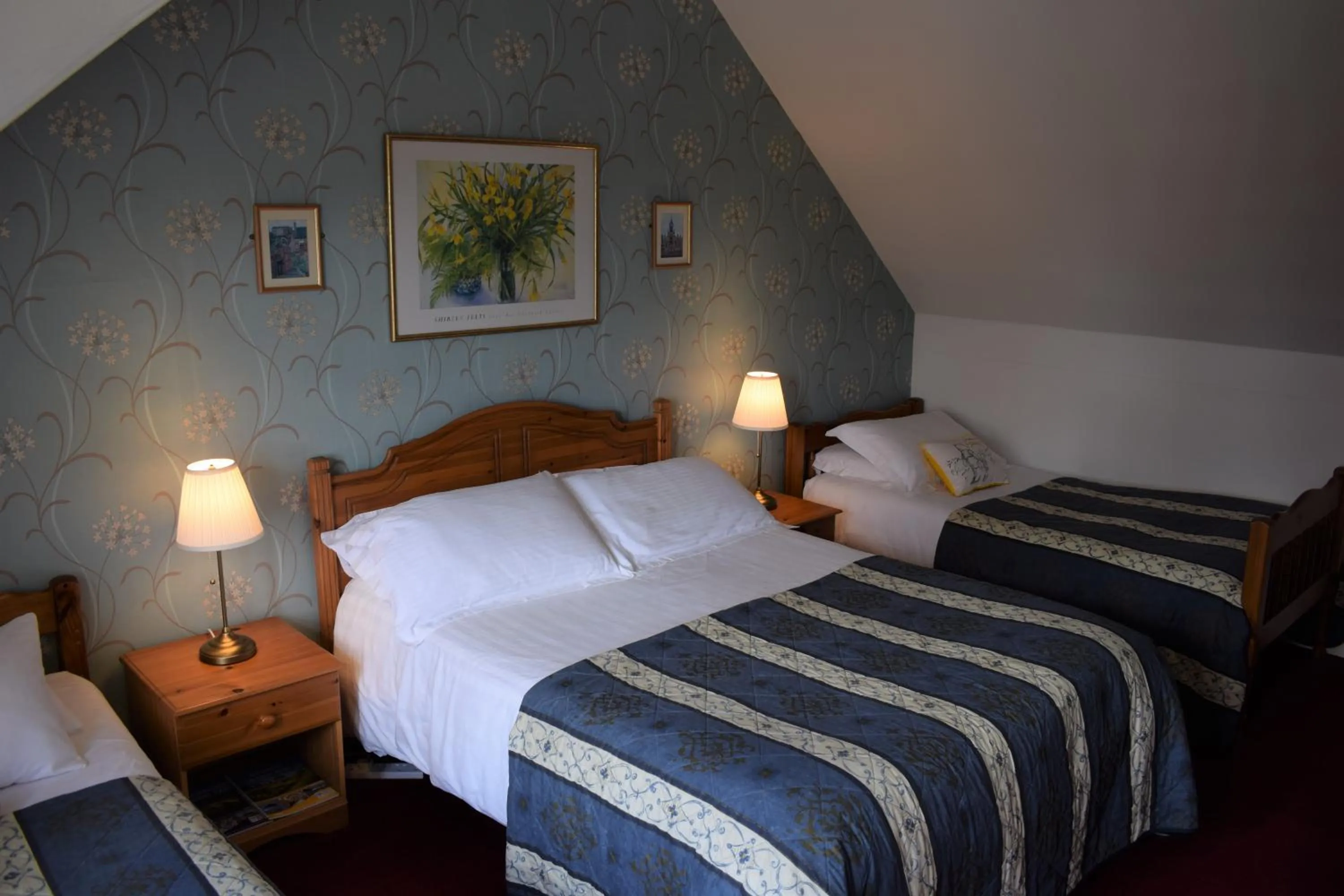 Bed in Glenan Lodge Self Catering